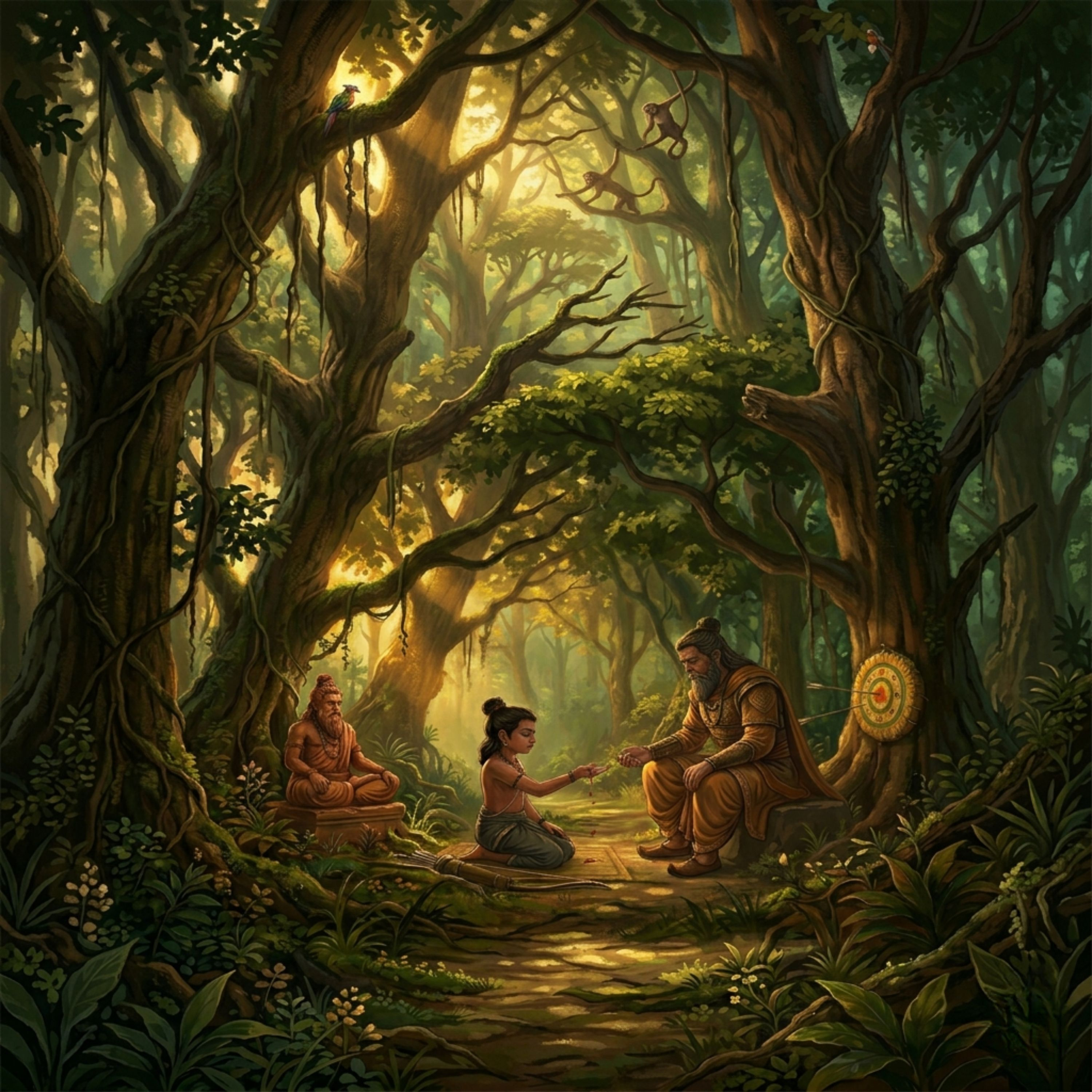 21: Eklavya - A Hindu story about devotion so complete it needed no teacher. episode artwork