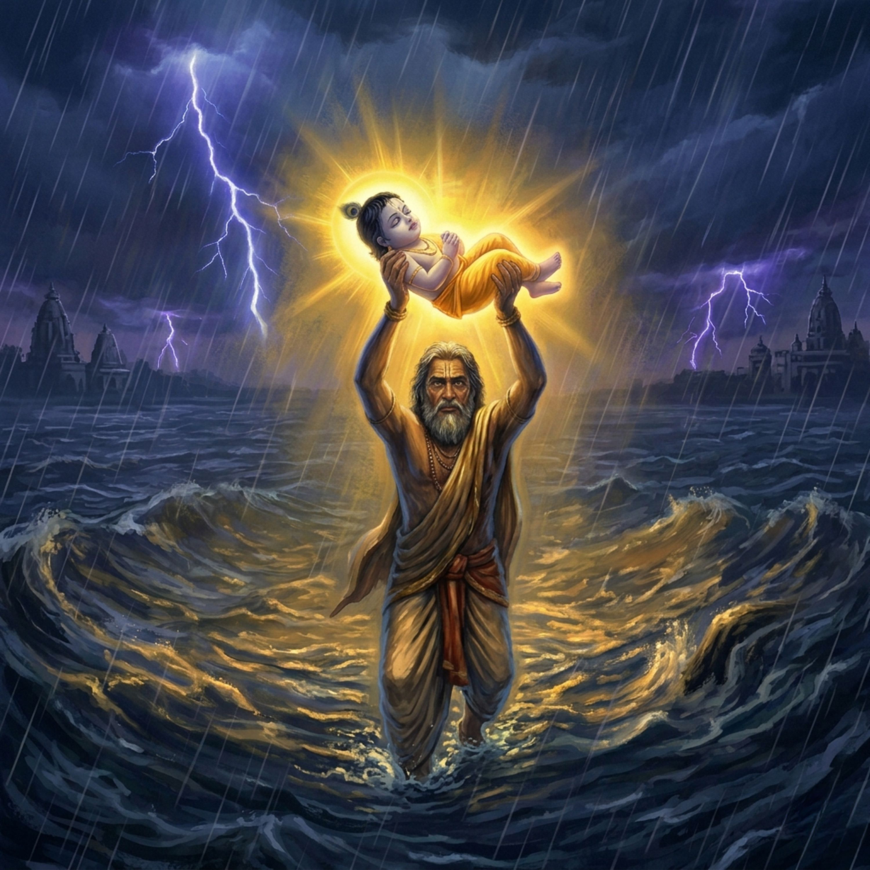 23: The Birth of Krishna - A story from the Shrimad Bhagavatam about light entering the darkest place it could find. episode artwork