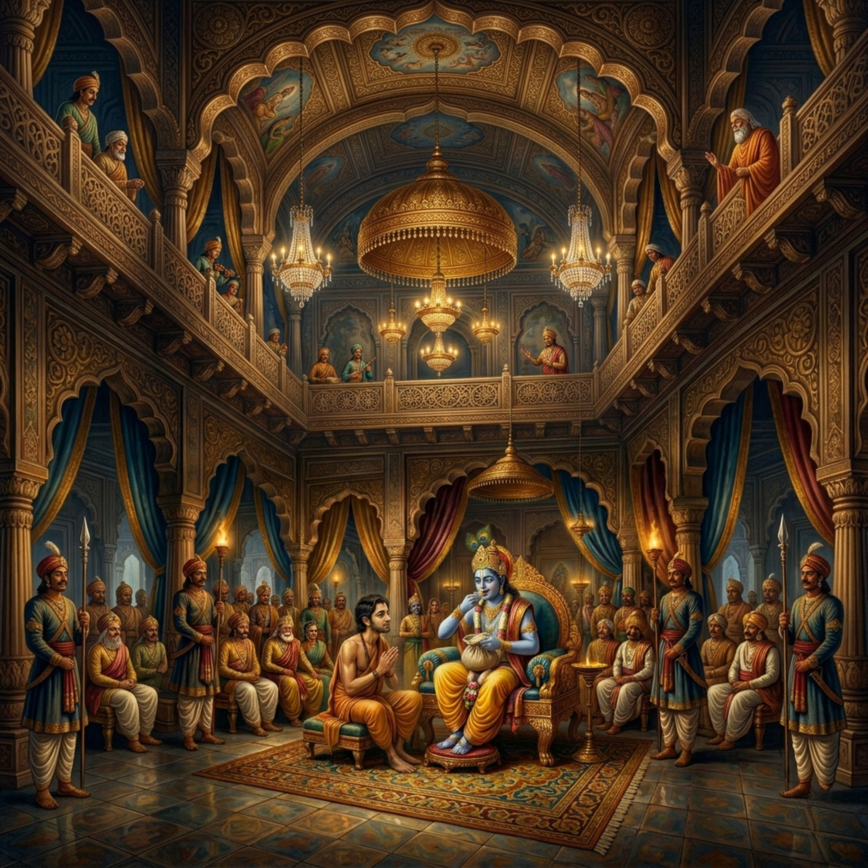 36: Sudama's Rice - A Bhagavatam Story About the Friend Who Ran Across the Courtyard episode artwork