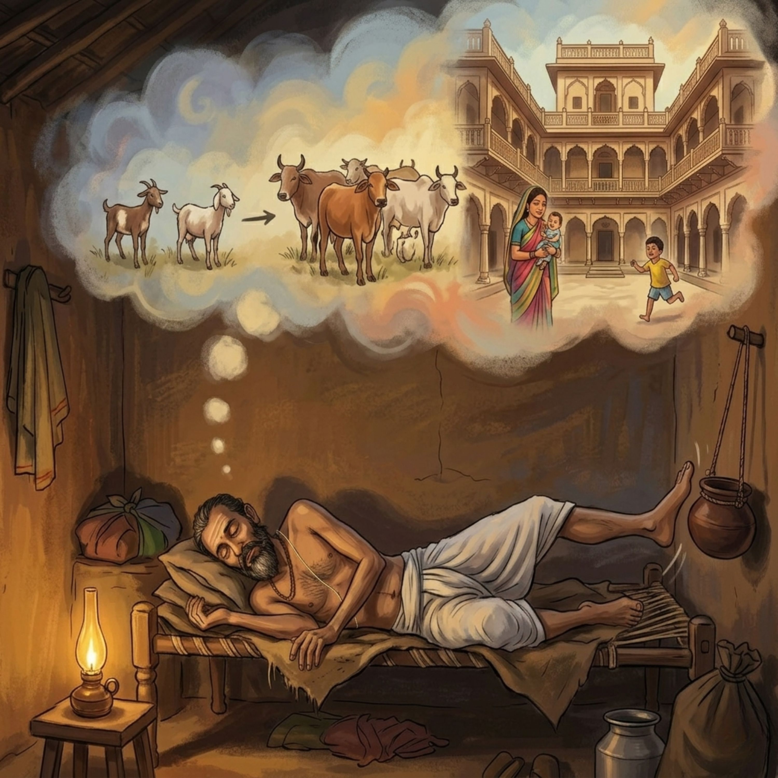 37: The Brahmin's Dream - A Panchatantra Story About the Castles We Build in Our Heads episode artwork
