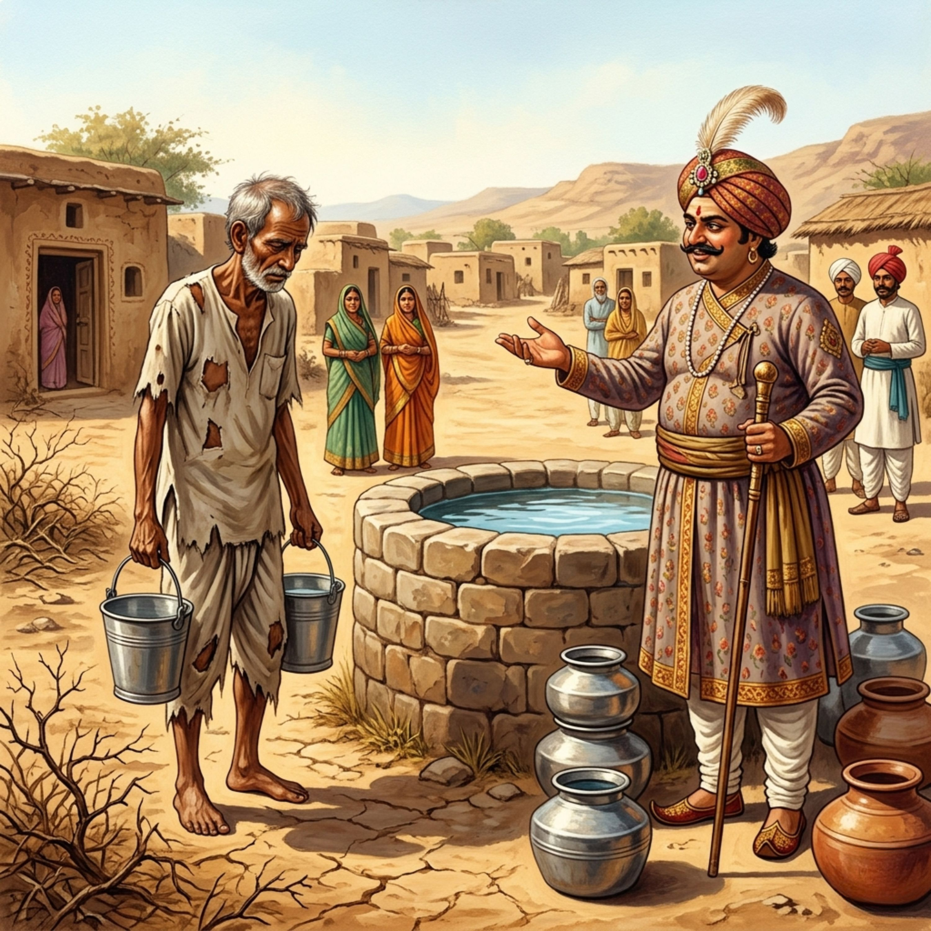 43: The Farmer and the Well — An Akbar-Birbal Story About the Most Elegant Justice Ever Delivered episode artwork