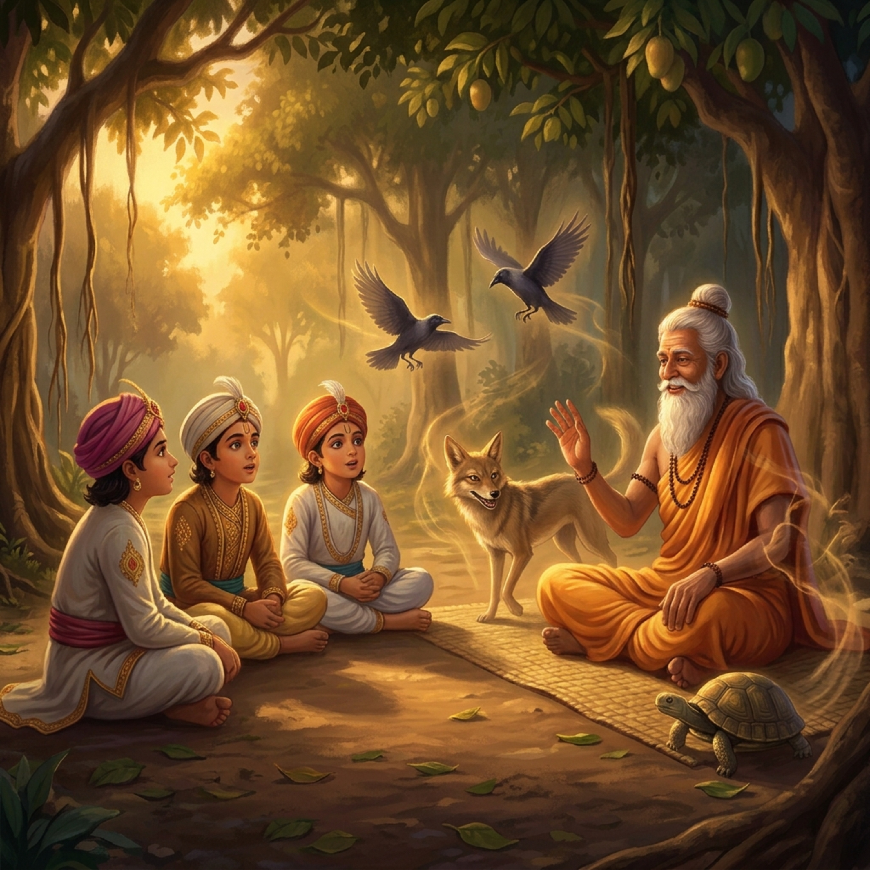 107: The Origin of the Panchatantra - Vishnu Sharma's Impossible Challenge episode artwork