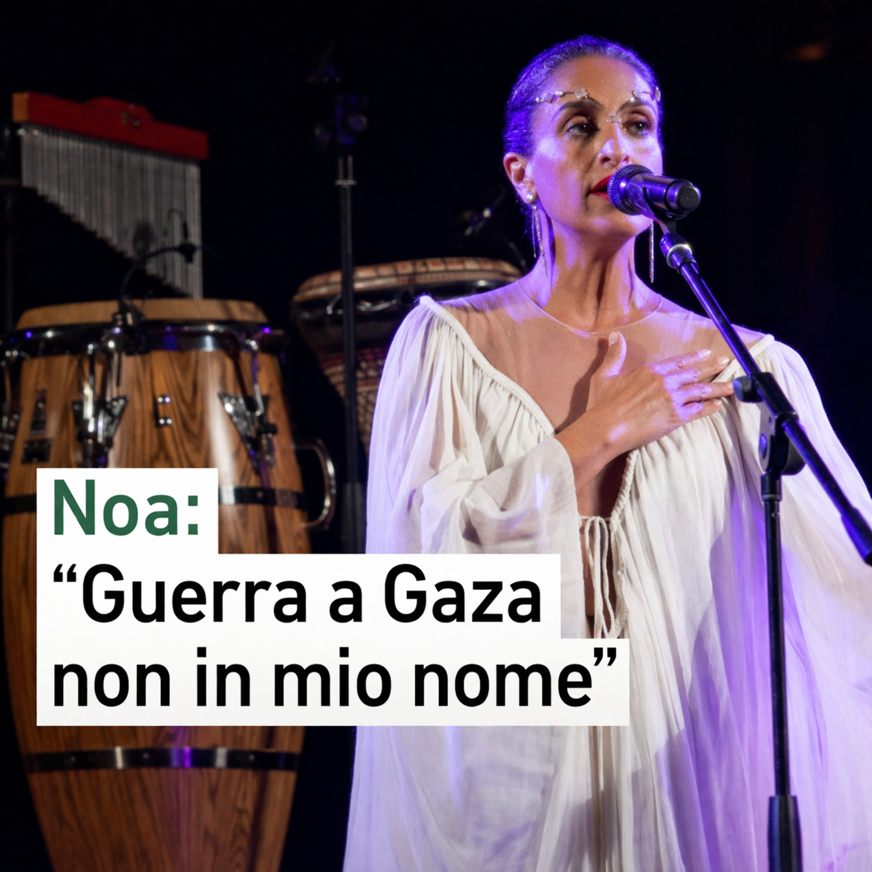 “Noa: ‘Guerra a Gaza non in mio nome’ – musica, pace e responsabilità” episode artwork