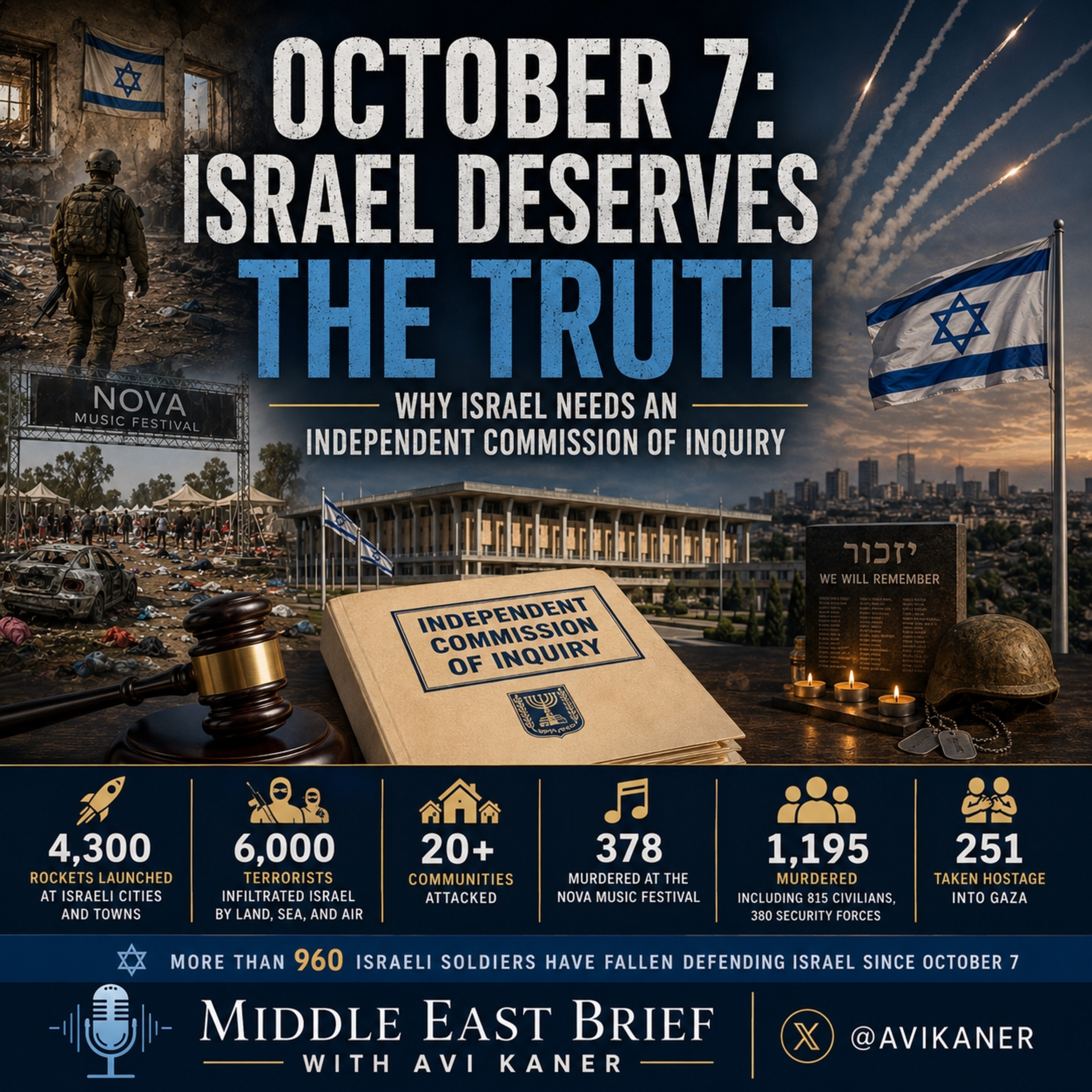 October 7: Israel Deserves the Truth episode artwork