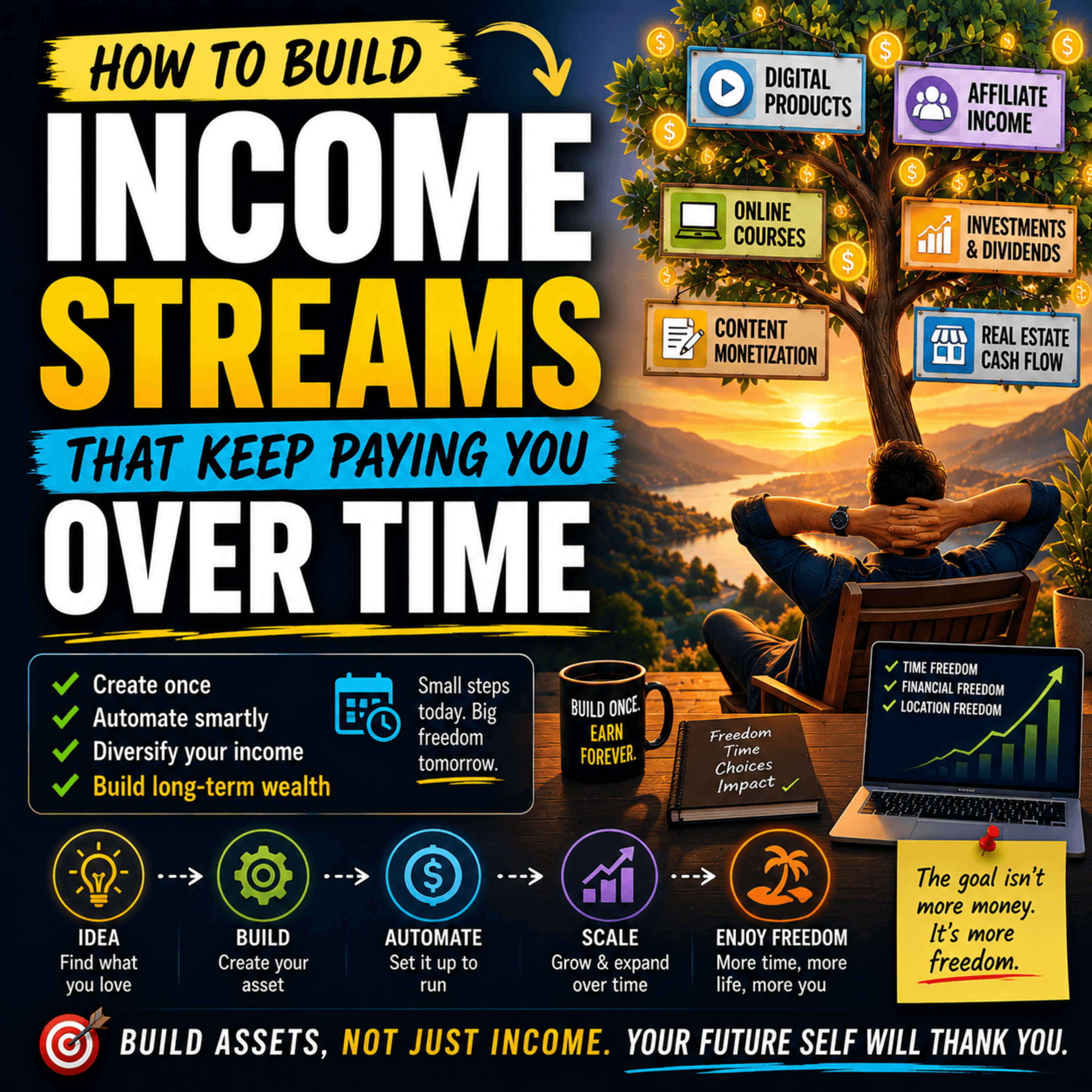 How to Build Income Streams That Keep Paying You Over Time episode artwork