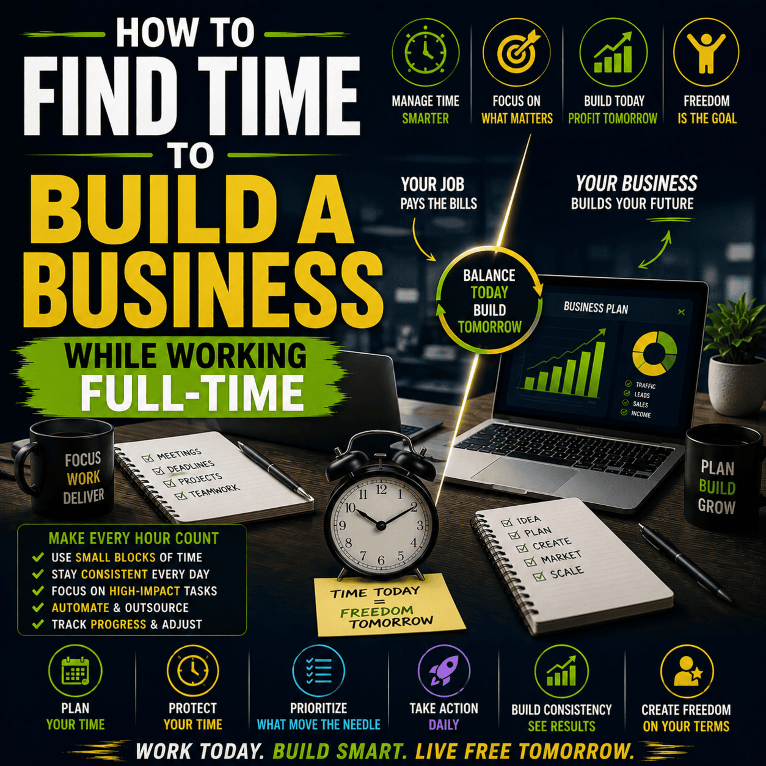 How to Find Time to Build a Business While Working Full-Time episode artwork