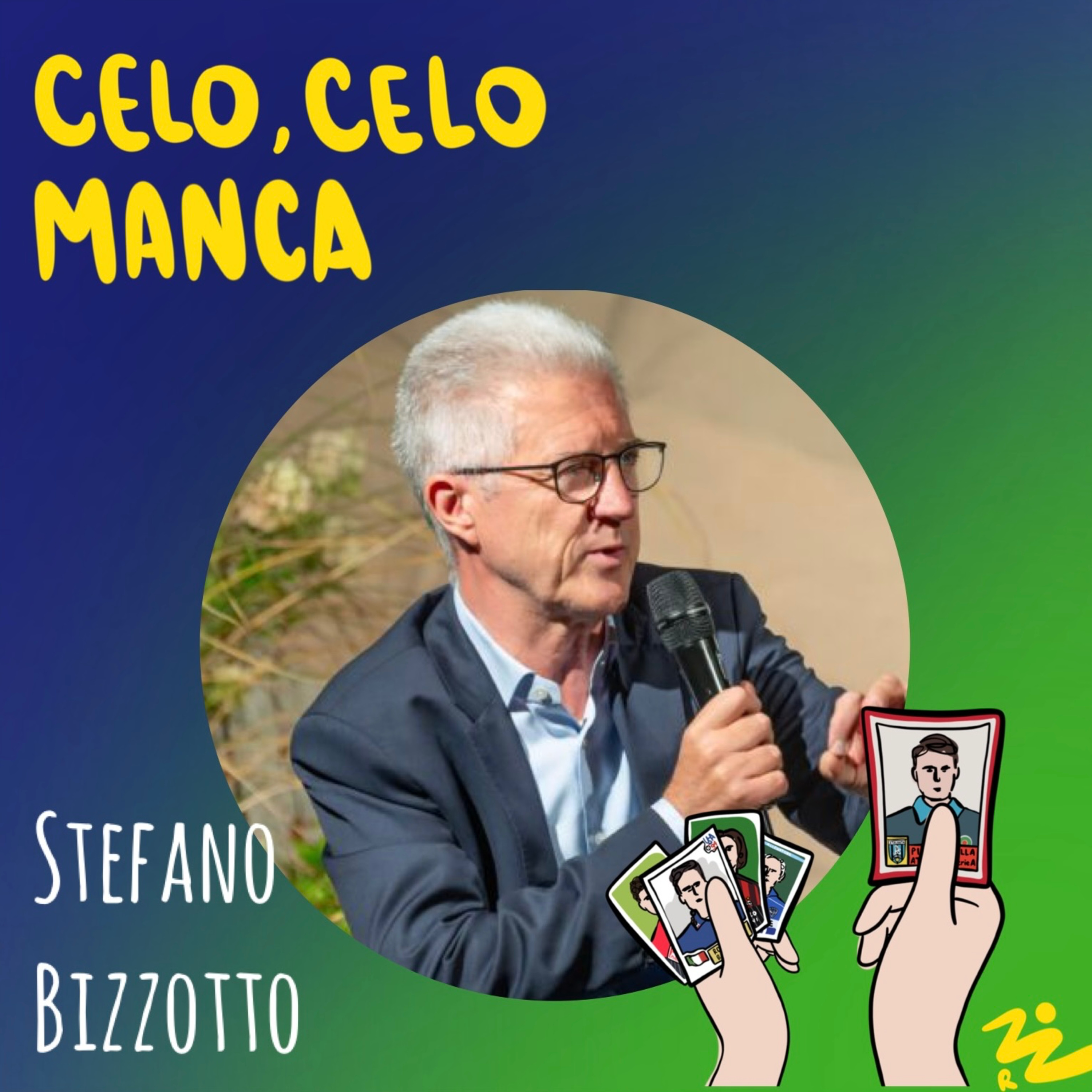 Celo, celo, manca - Ep. 16 - Stefano Bizzotto e la sua figurina di Franz Beckenbauer Celo, celo, manca - Ep. 16 - Stefano Bizzotto e la sua figurina di Franz Beckenbauer