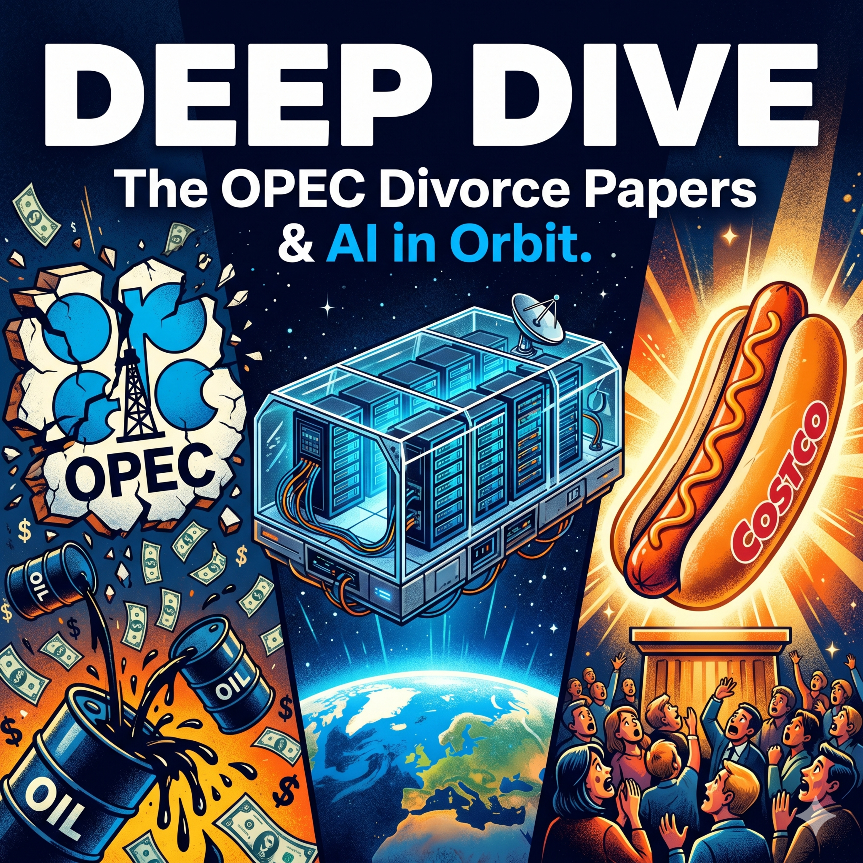 The OPEC Divorce Papers & AI in Orbit episode artwork