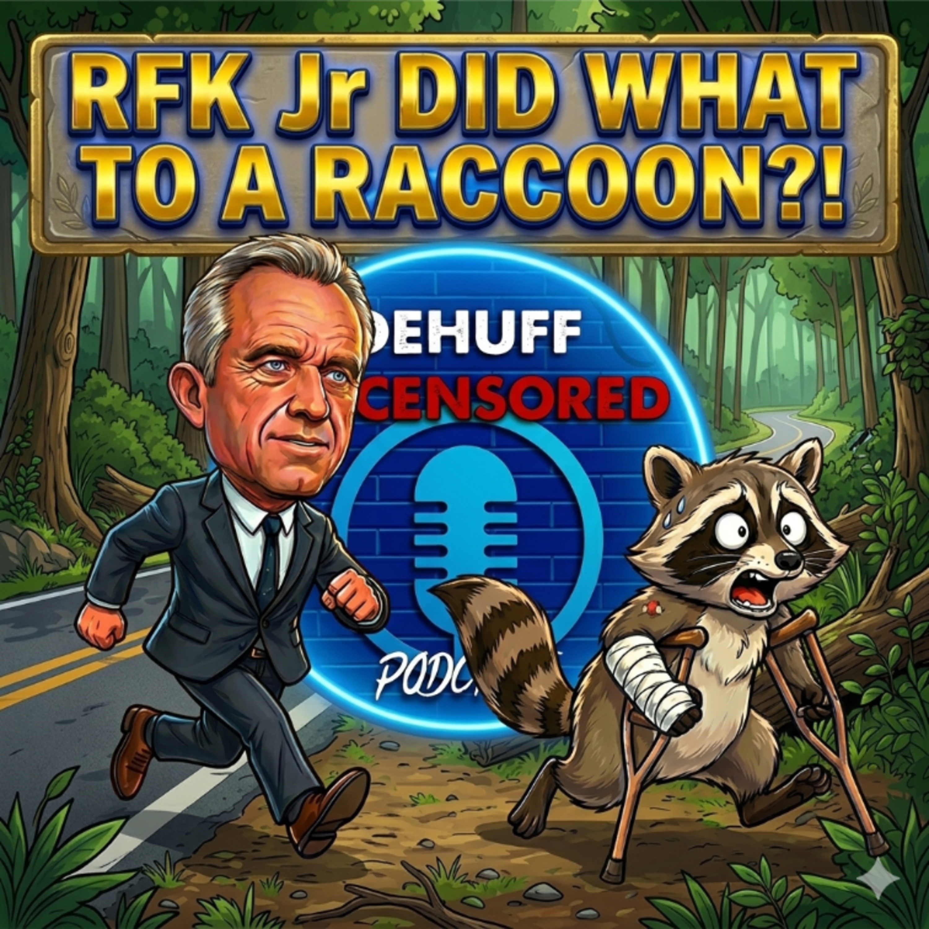 RFK Jr did what to the raccoon episode artwork