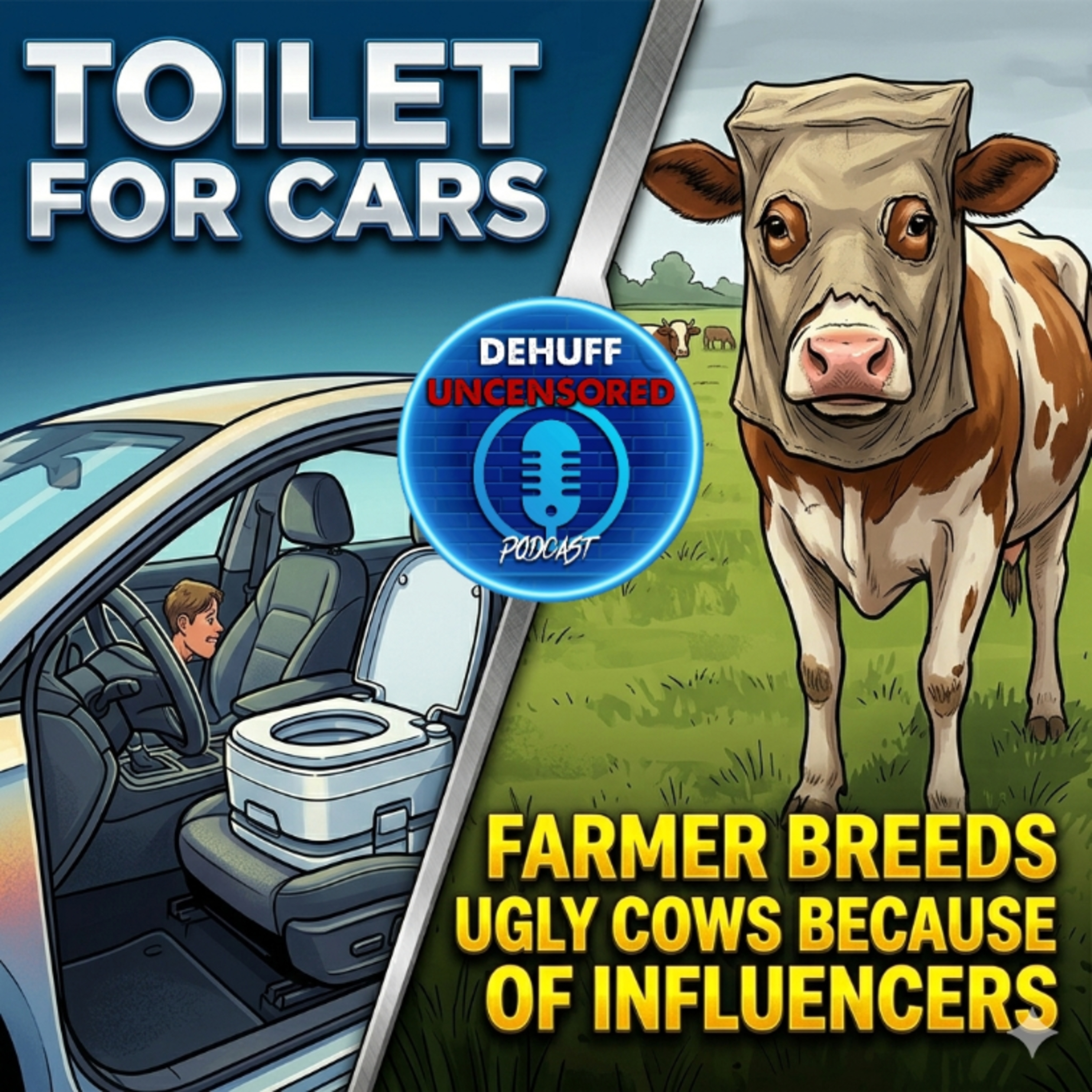 Toilets for cars | Farmer breeds ugly cows because of influencers episode artwork