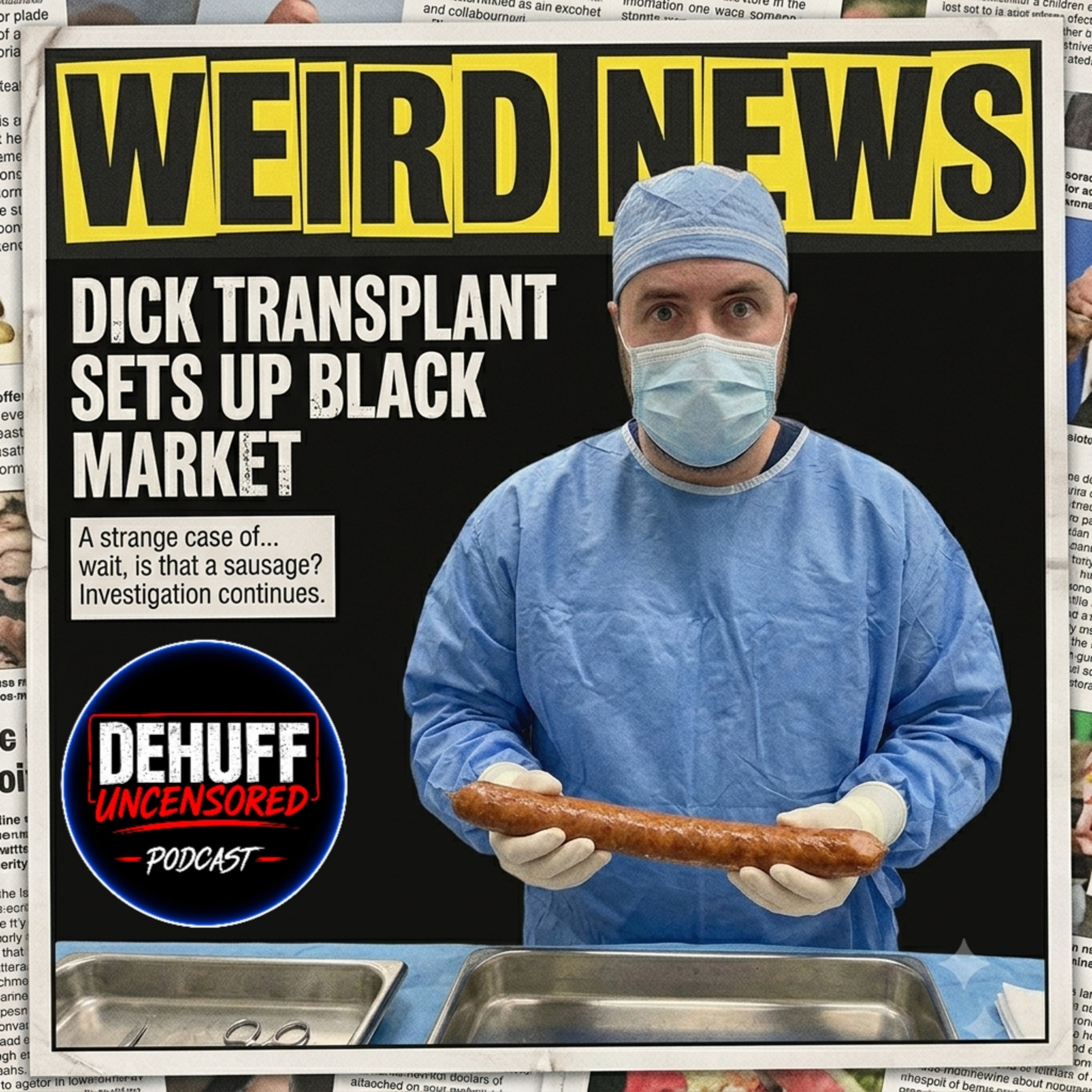Man-bits transplant opens black market episode artwork