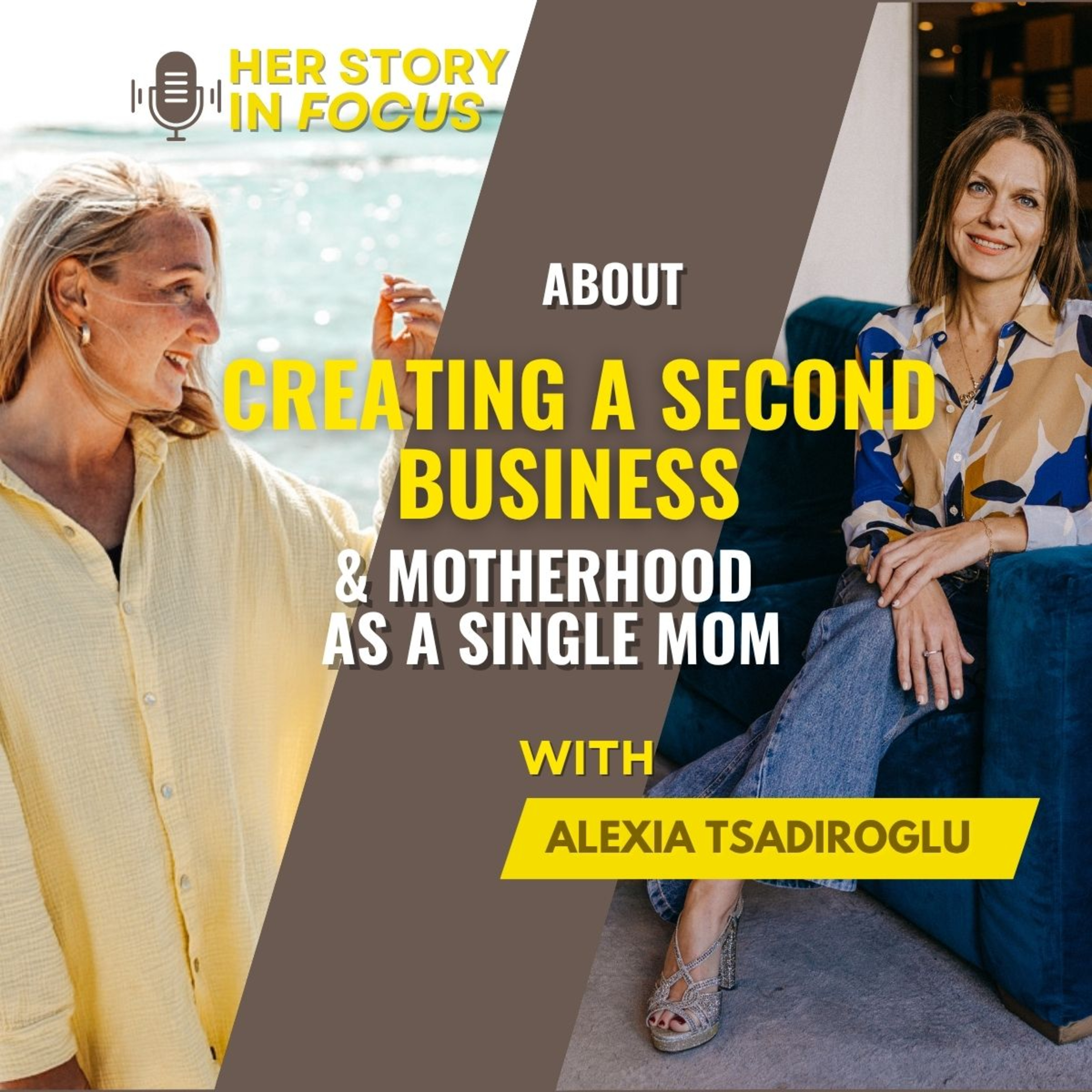 Episode #1: Alexia Tsadiroglu - Starting Over as a Single Mom of Two | Courage, Business & Building a New Life in Crete episode artwork