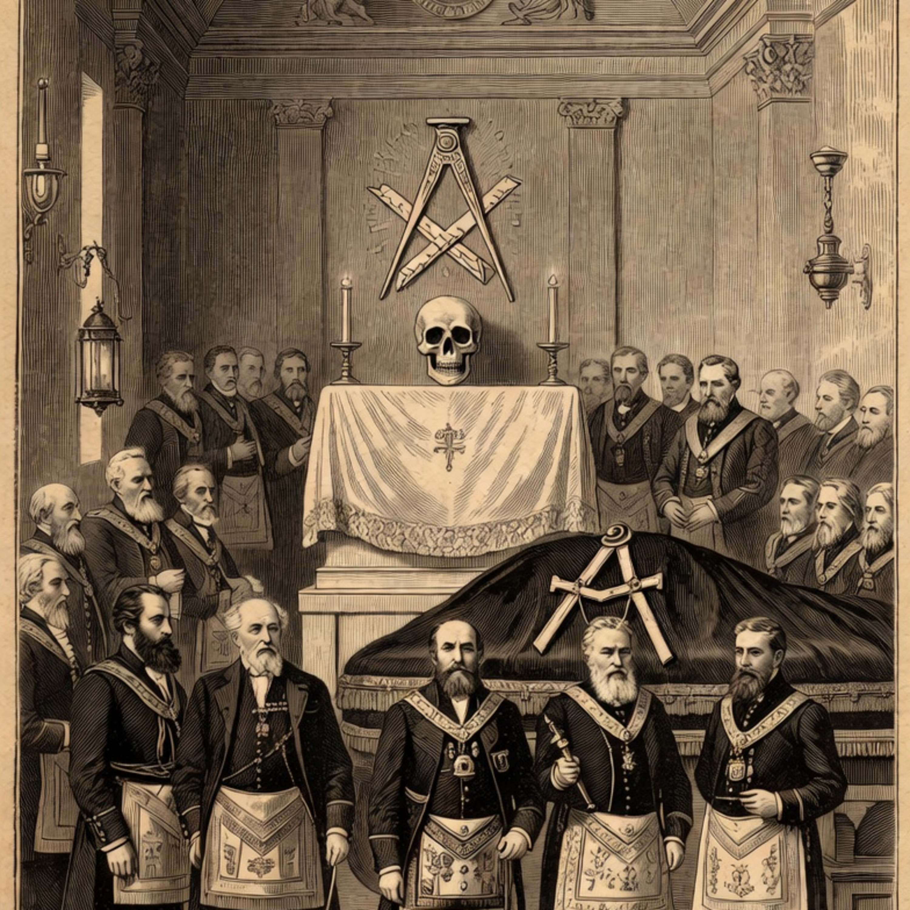 Opening and Closing a Lodge of Sorrow - Masonic Ritual to Open a Lodge of Sorrow episode artwork