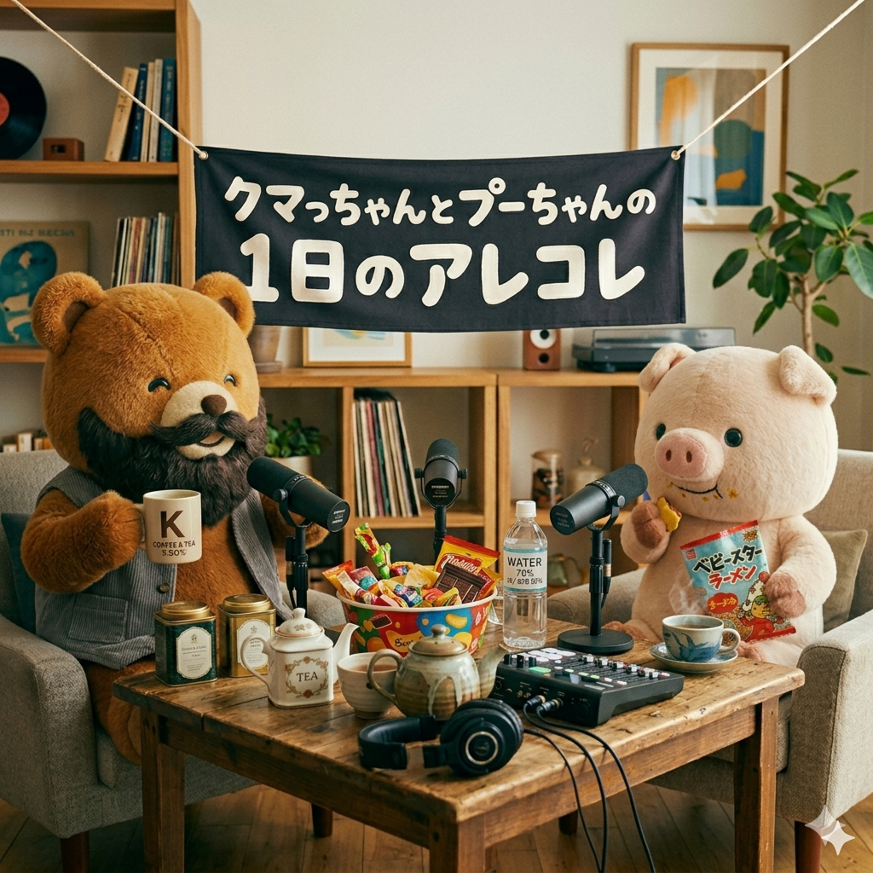 10話目：『カフェイン髭と水をこよなく愛するプー：野生のモグモグ会議』 episode artwork