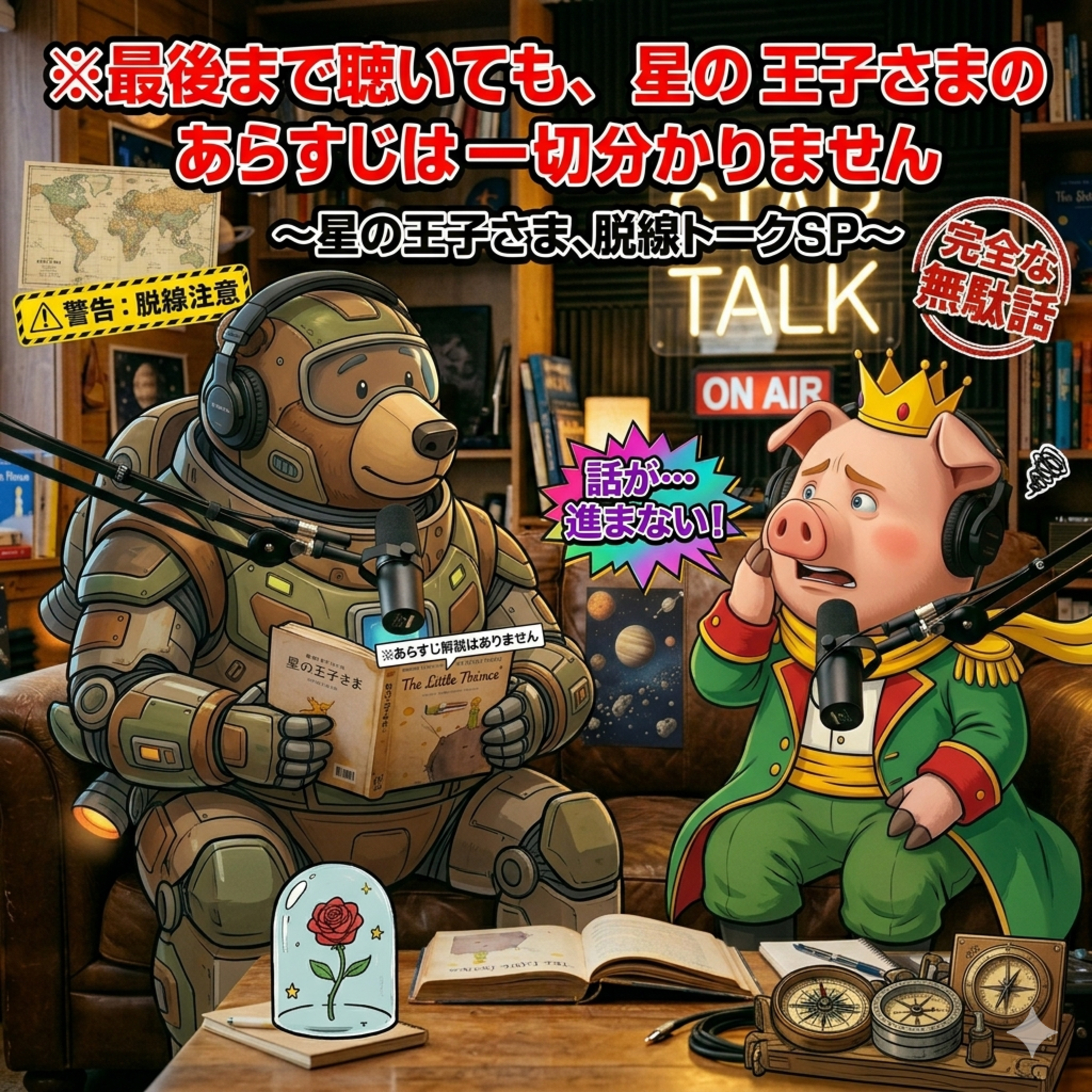 12話目：【迷宮入り】星の王子さま、ごめん。話が1ミリも噛み合わない。 episode artwork