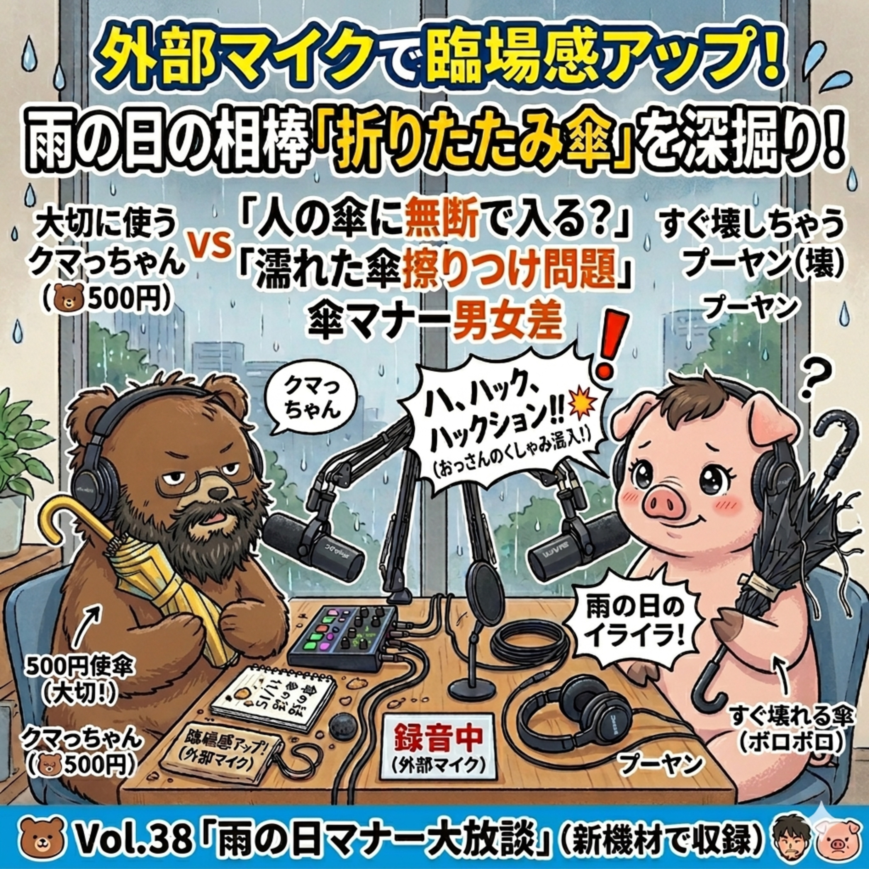 21話目：祝・新マイク導入！クリアな音声でお届けする今回のテーマは「傘」です。 episode artwork