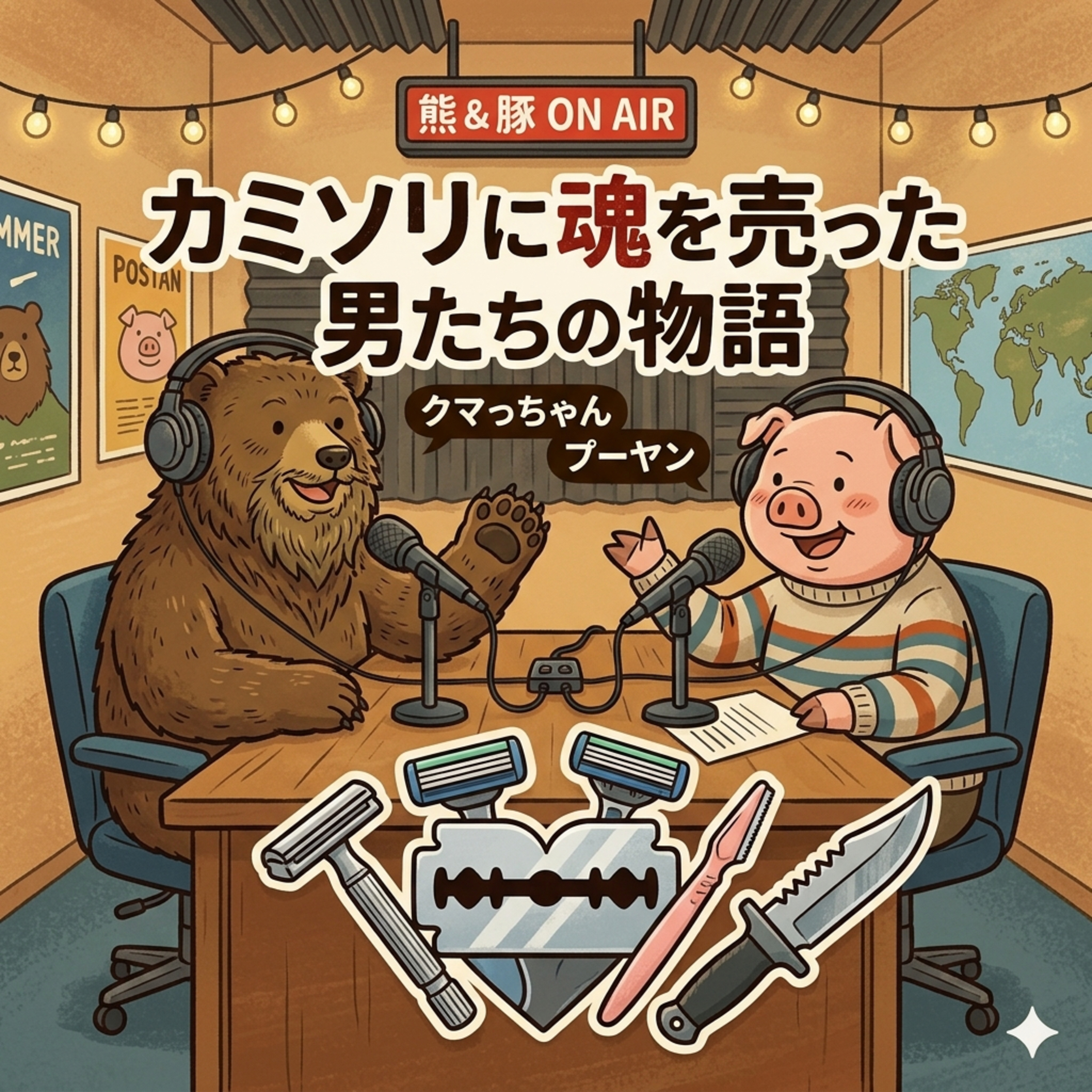 24話目：カミソリ負けの惨劇。マタギ風クマちゃんが教える、肌に優しい髭剃り術 episode artwork