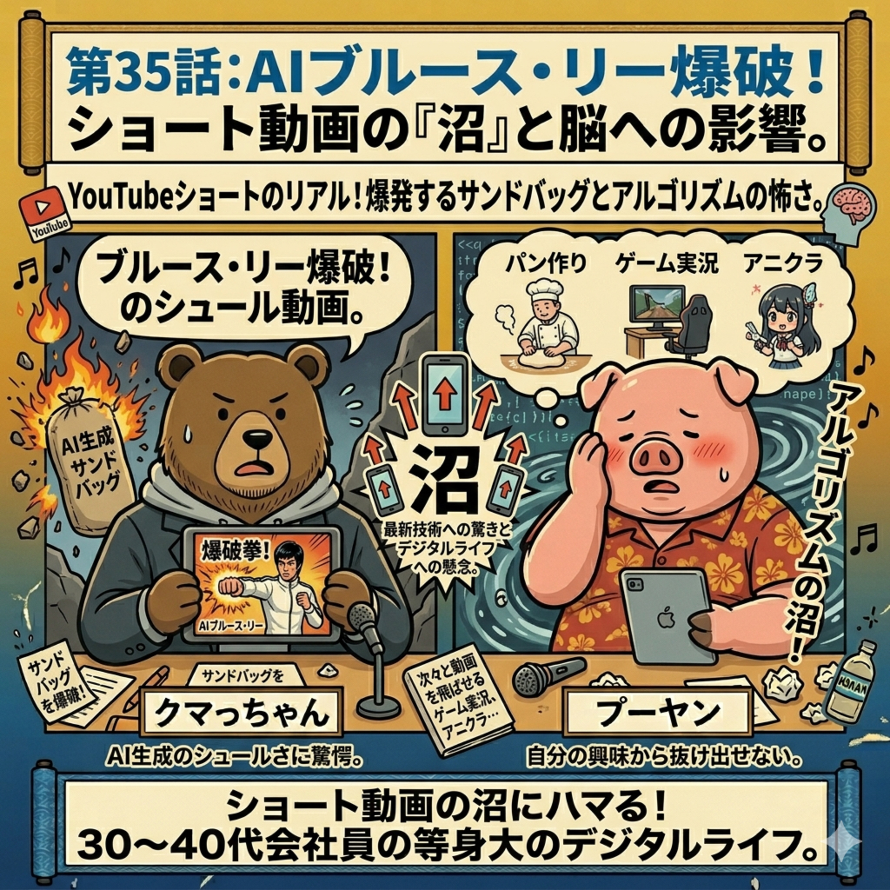 35話目：AIブルース・リーと、抜け出せないアルゴリズムの沼 episode artwork