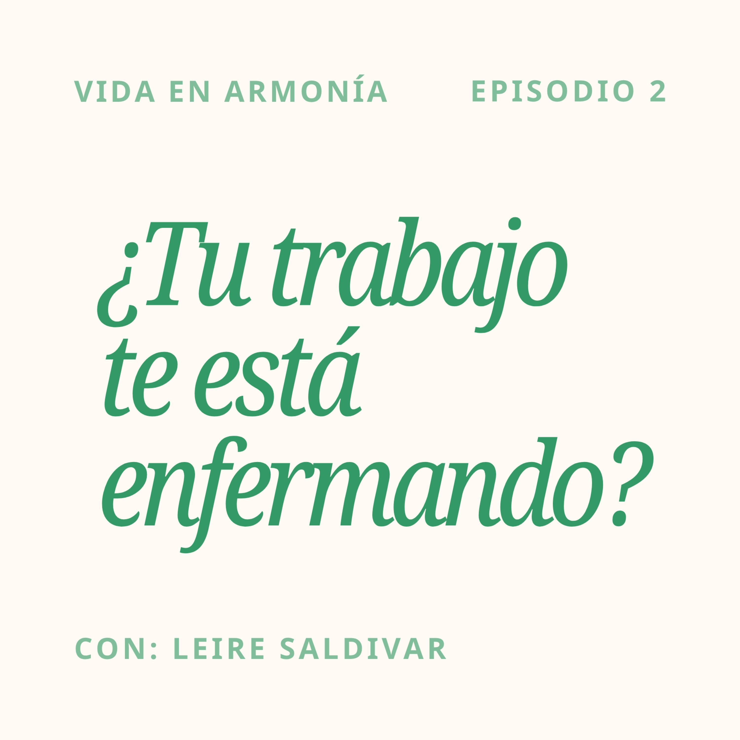 Portada de Vida en Armonía
