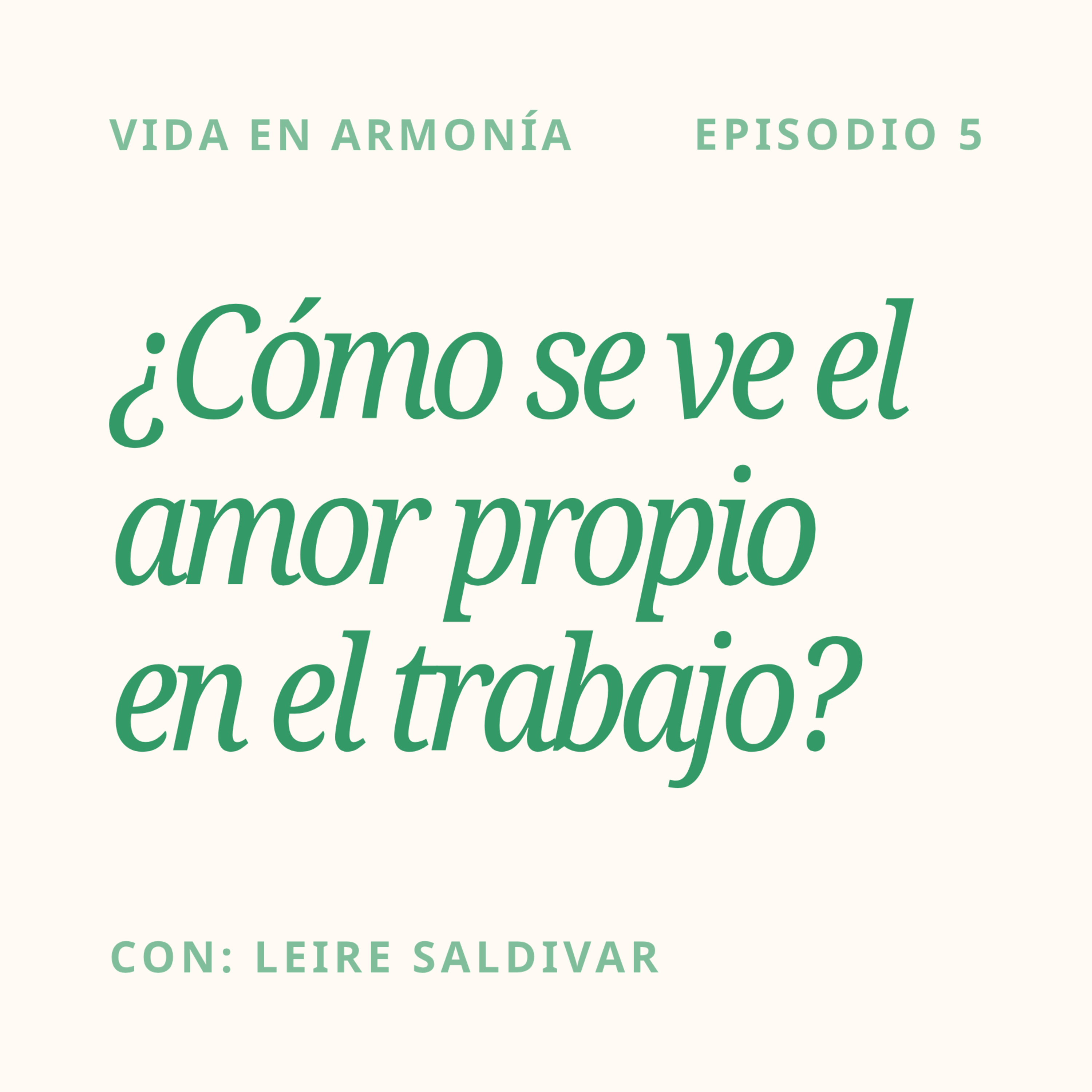 Portada de Vida en Armonía