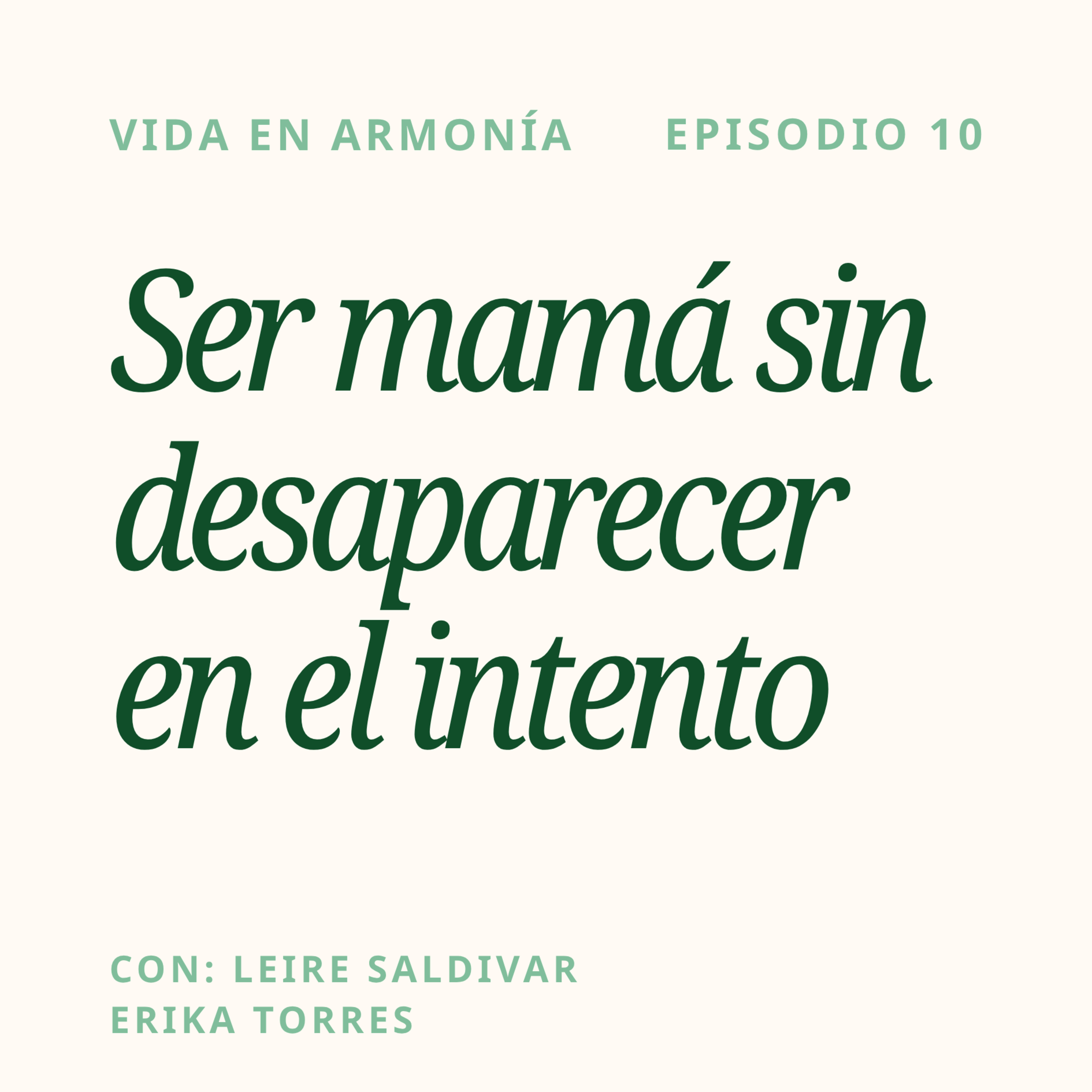 Portada de Vida en Armonía