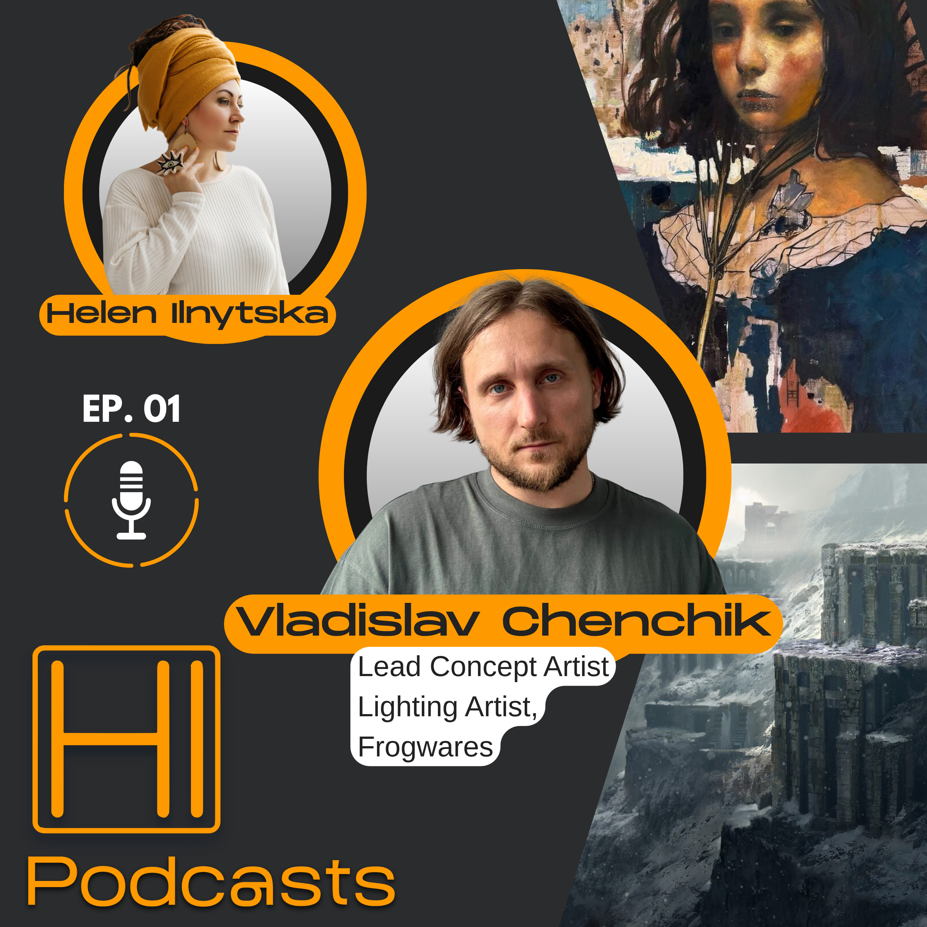 HI Podcasts #01 — Vladislav Chenchik — Від олівця до Unreal Engine episode artwork
