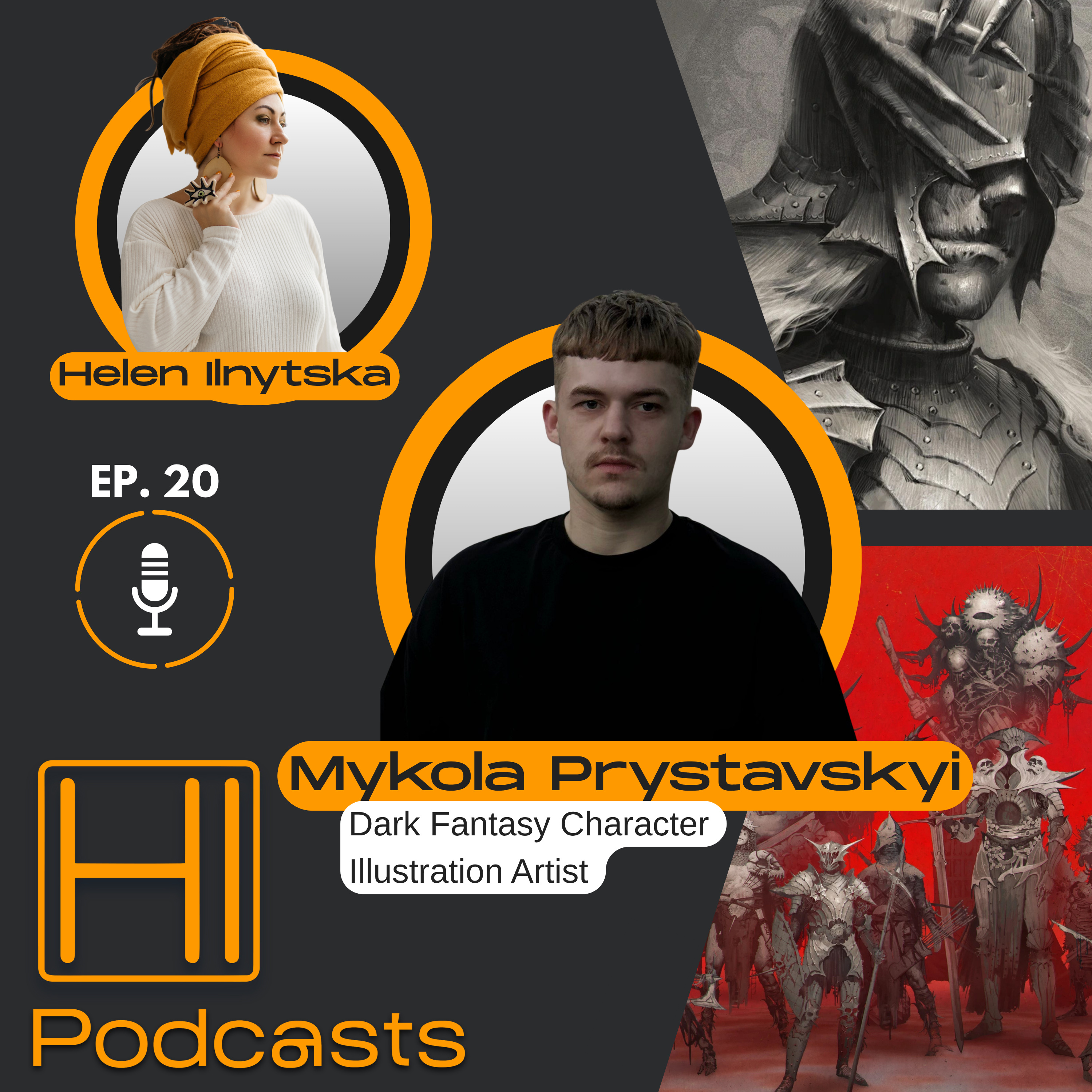HI Podcasts #20 — Mykola Prystavskyi — Instagram замість ArtStation? episode artwork