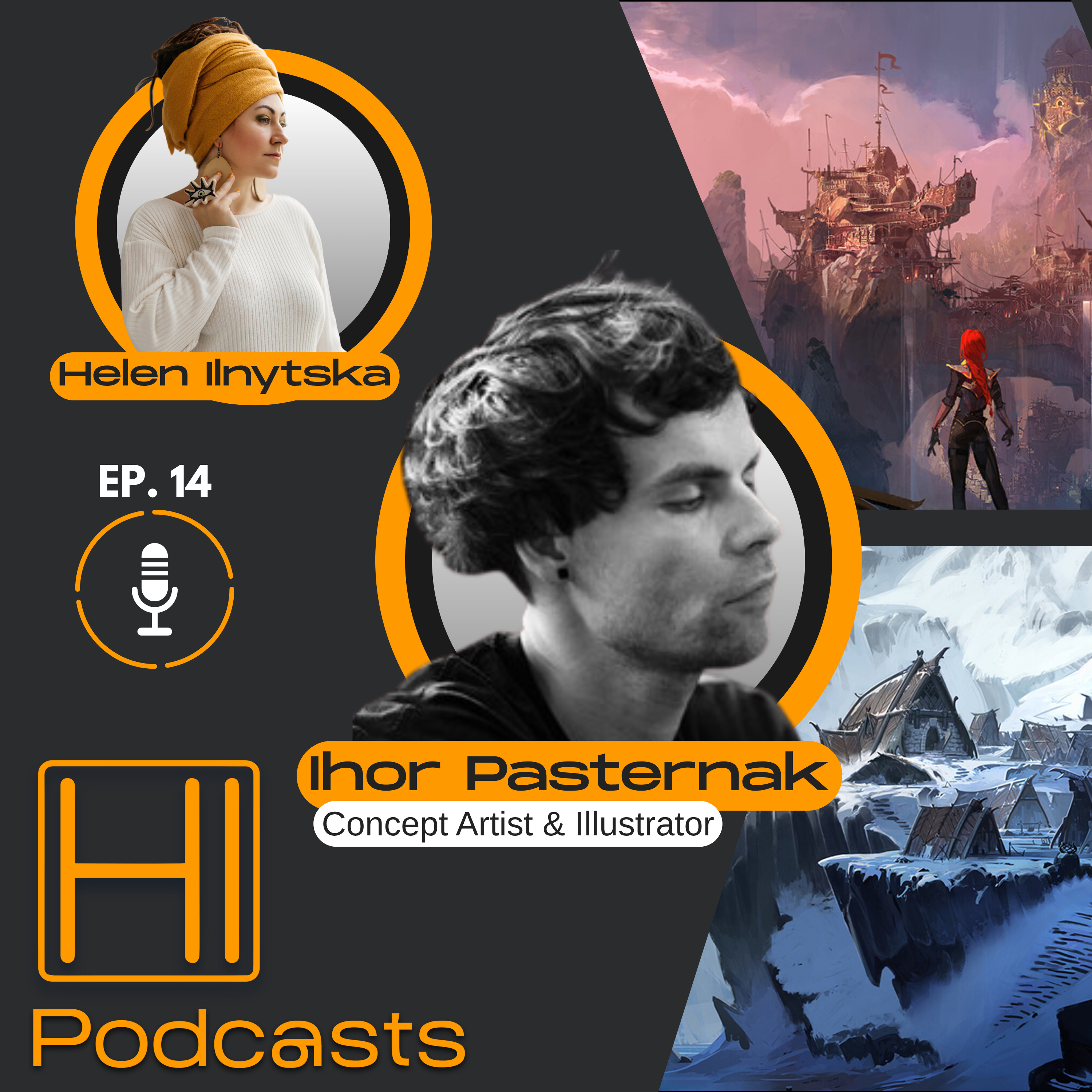HI Podcasts #14 — Ihor Pasternak — Коли творчість — це терапія і шлях episode artwork