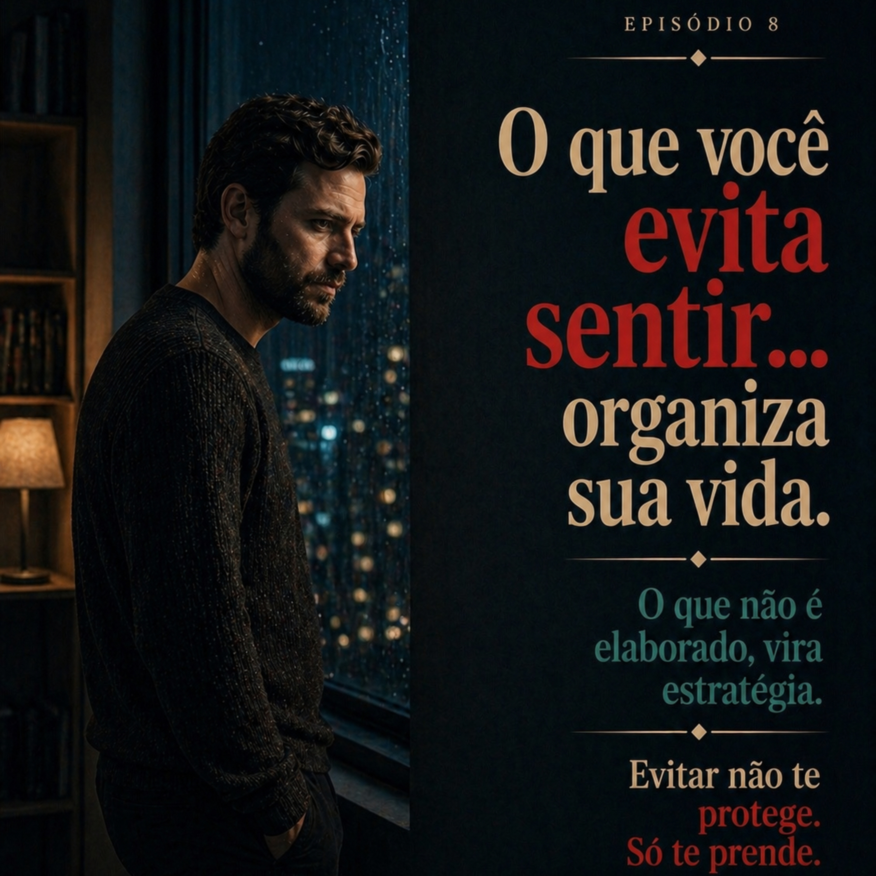 O que você evita sentir … organiza sua vida