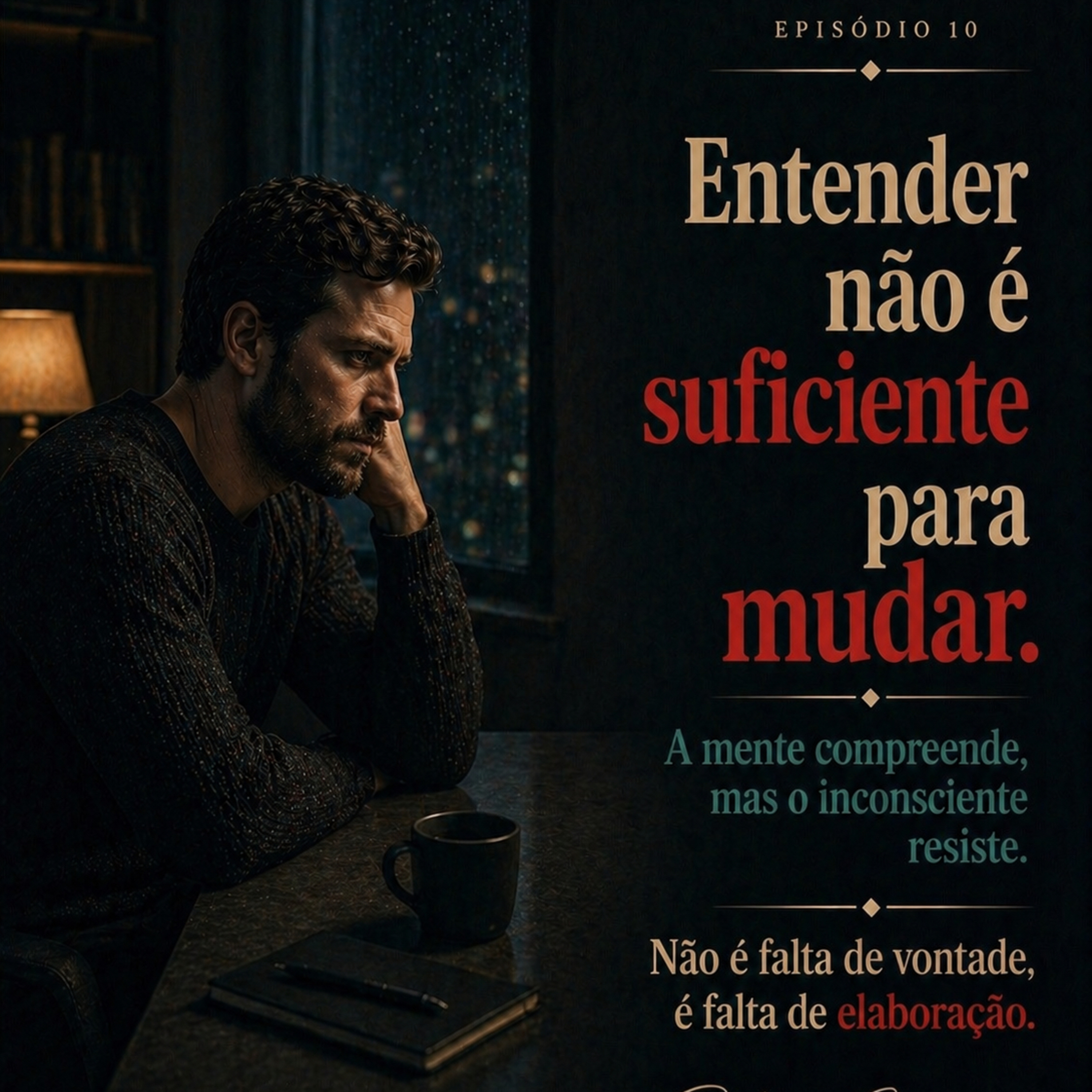 Entender não é suficiente para mudar