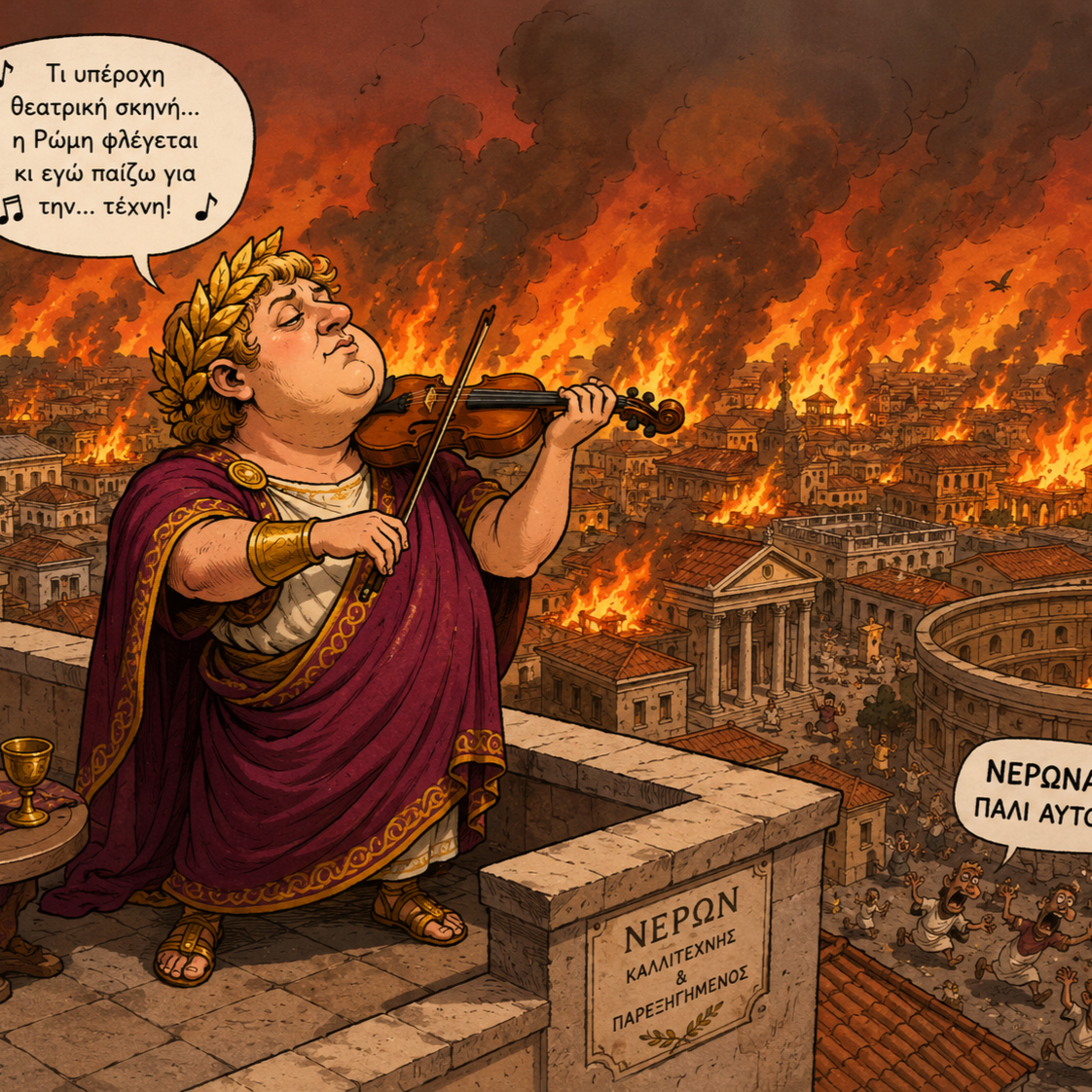 Έκαψε όντως ο Νέρωνας τη Ρώμη;