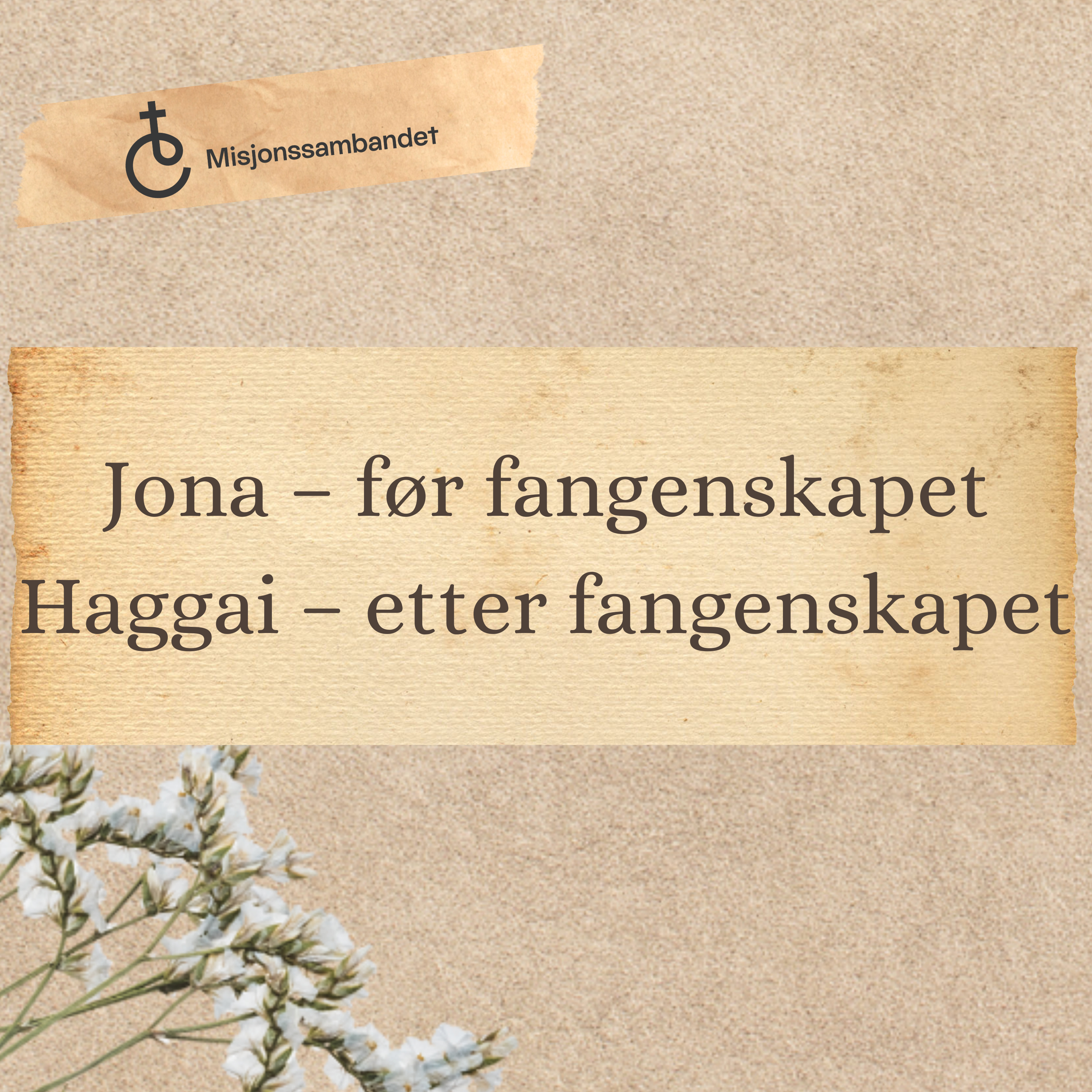 Jona – før fangenskapet Haggai – etter fangenskapet | Kjell Dahlene episode artwork