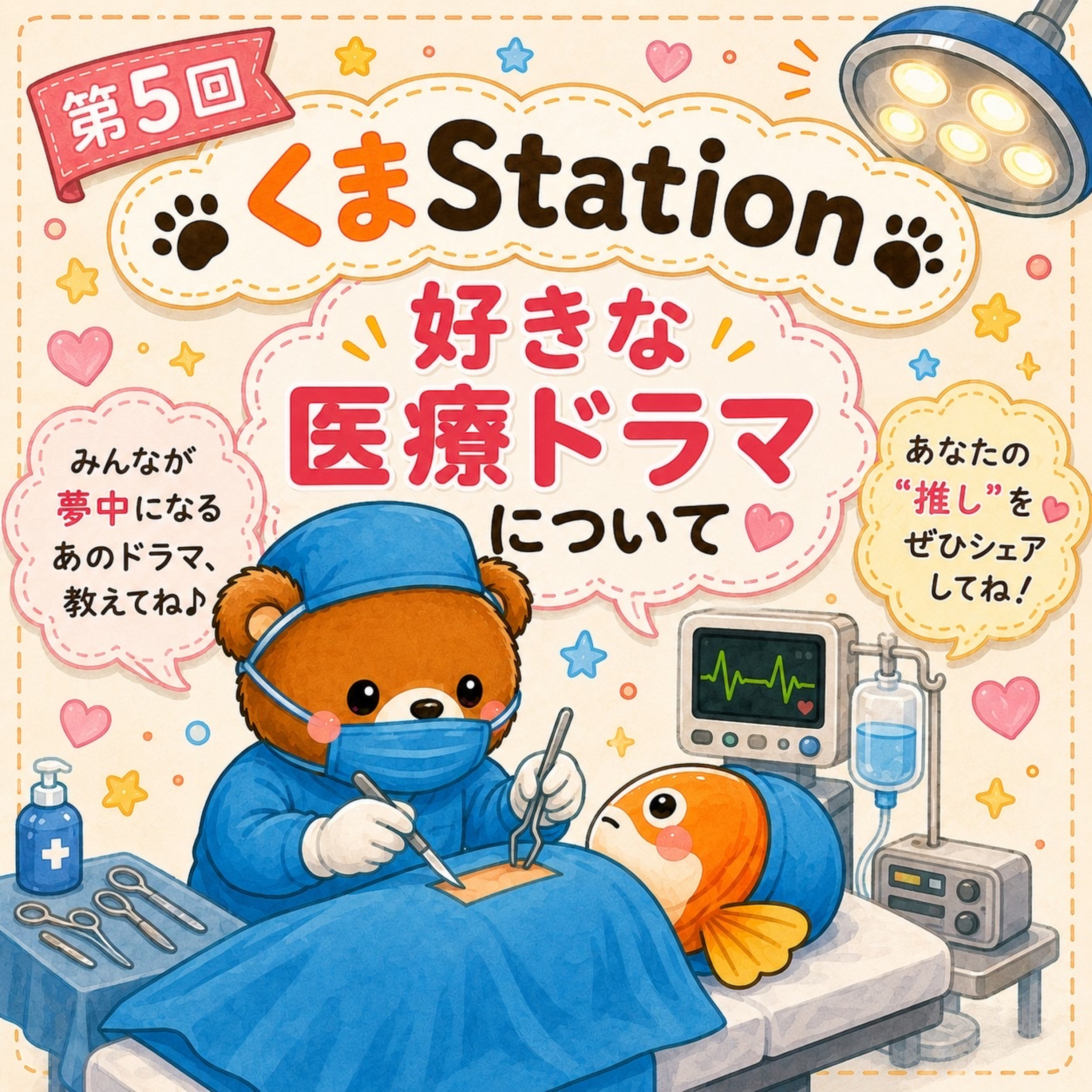 #5：好きな医療ドラマを語る！ episode artwork