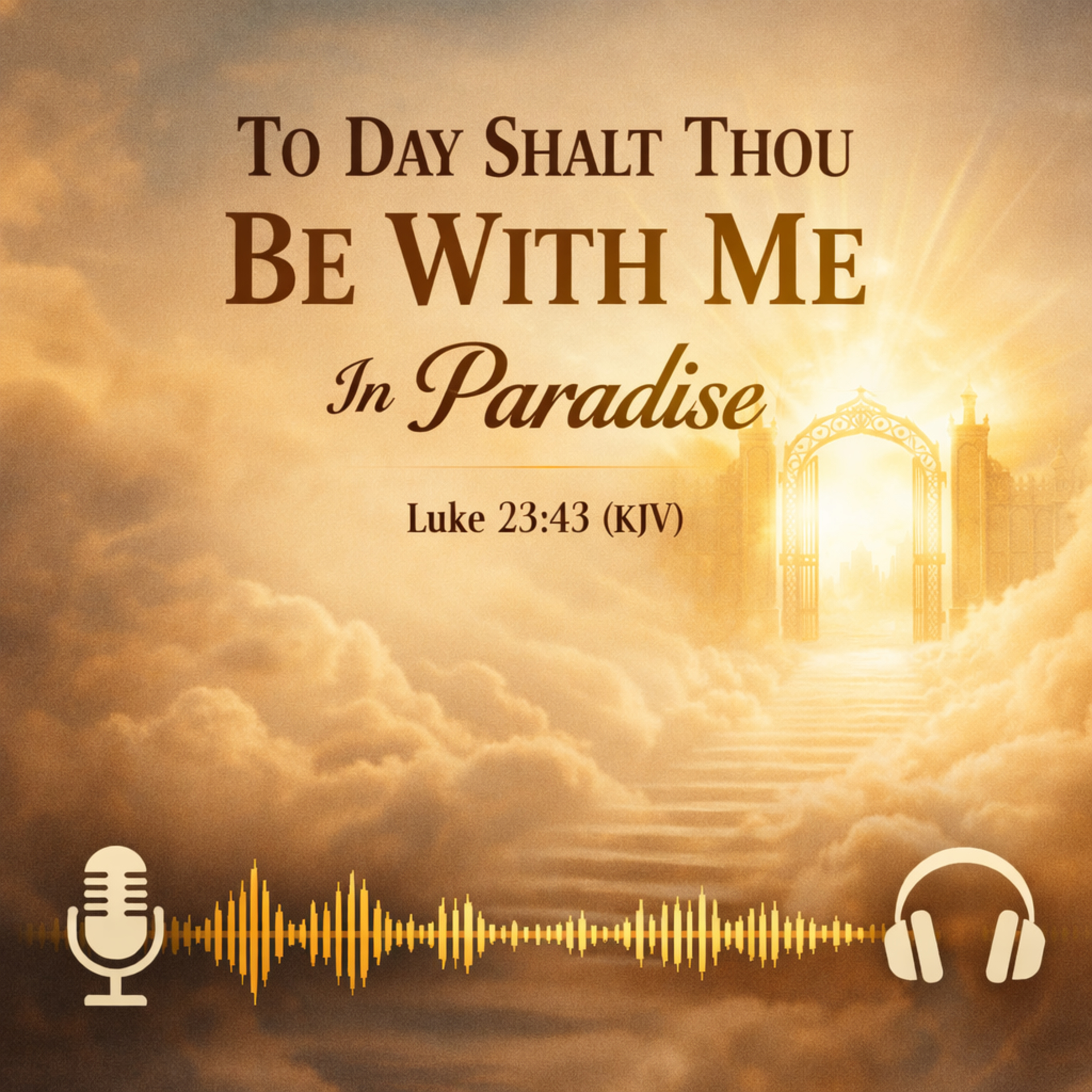 To day shalt thou be with me in paradise. episode artwork