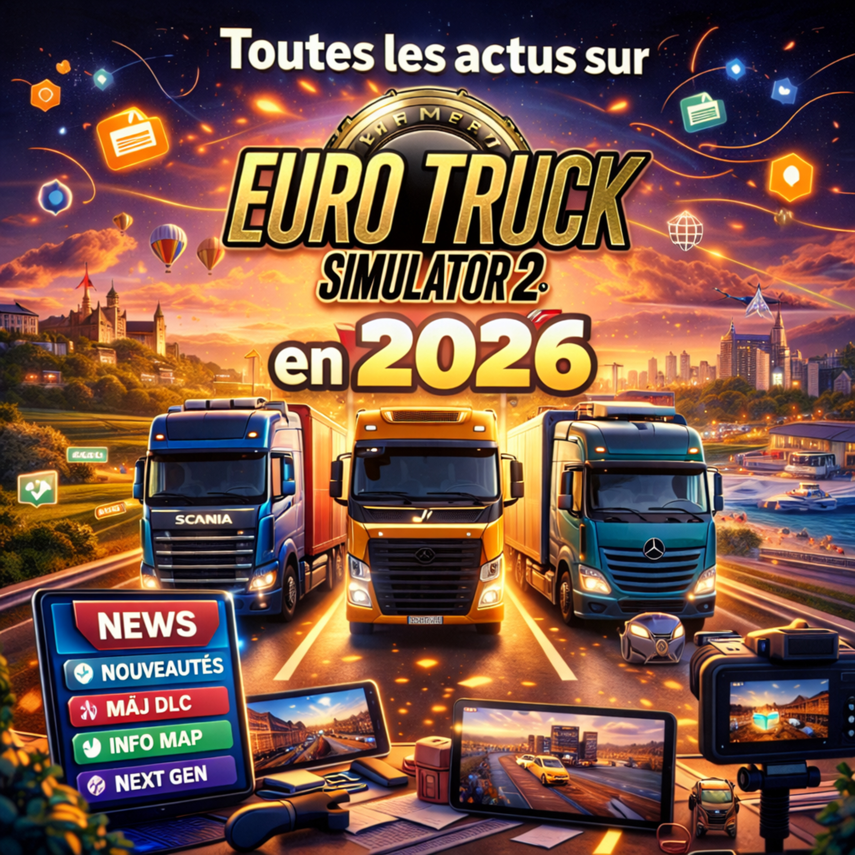 Toutes les actus sur Euro Truck Simulator 2 en 2026 episode artwork