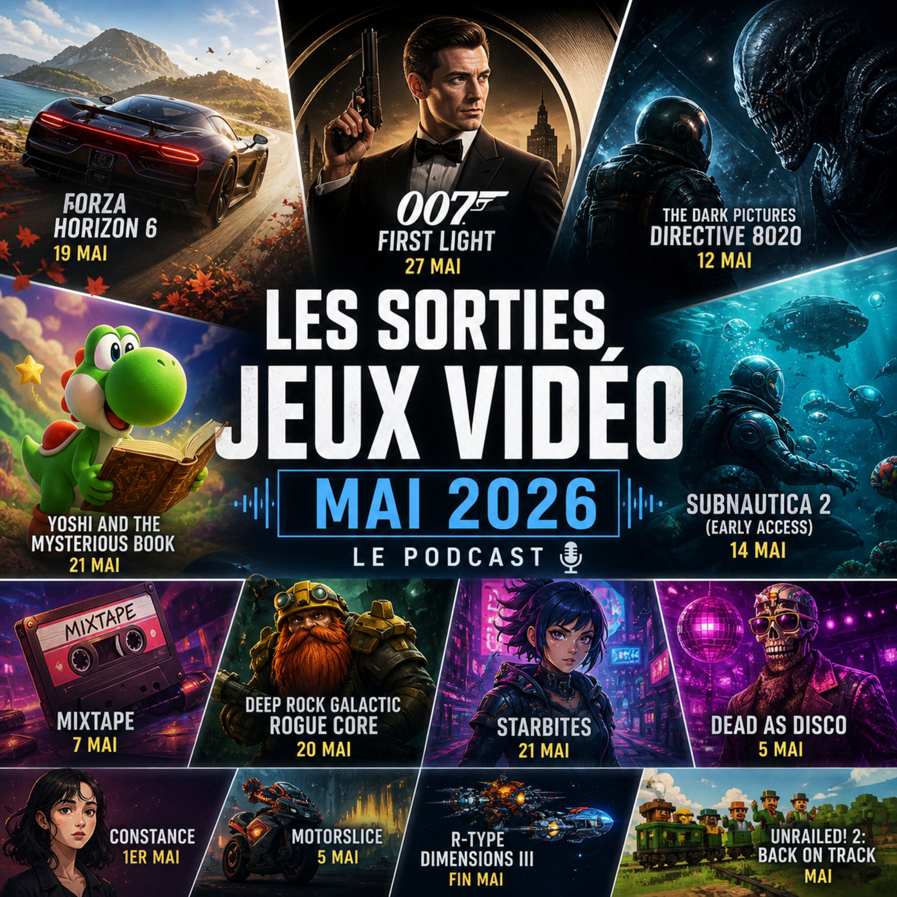 Les sorties jeux vidéo de mai 2026 episode artwork