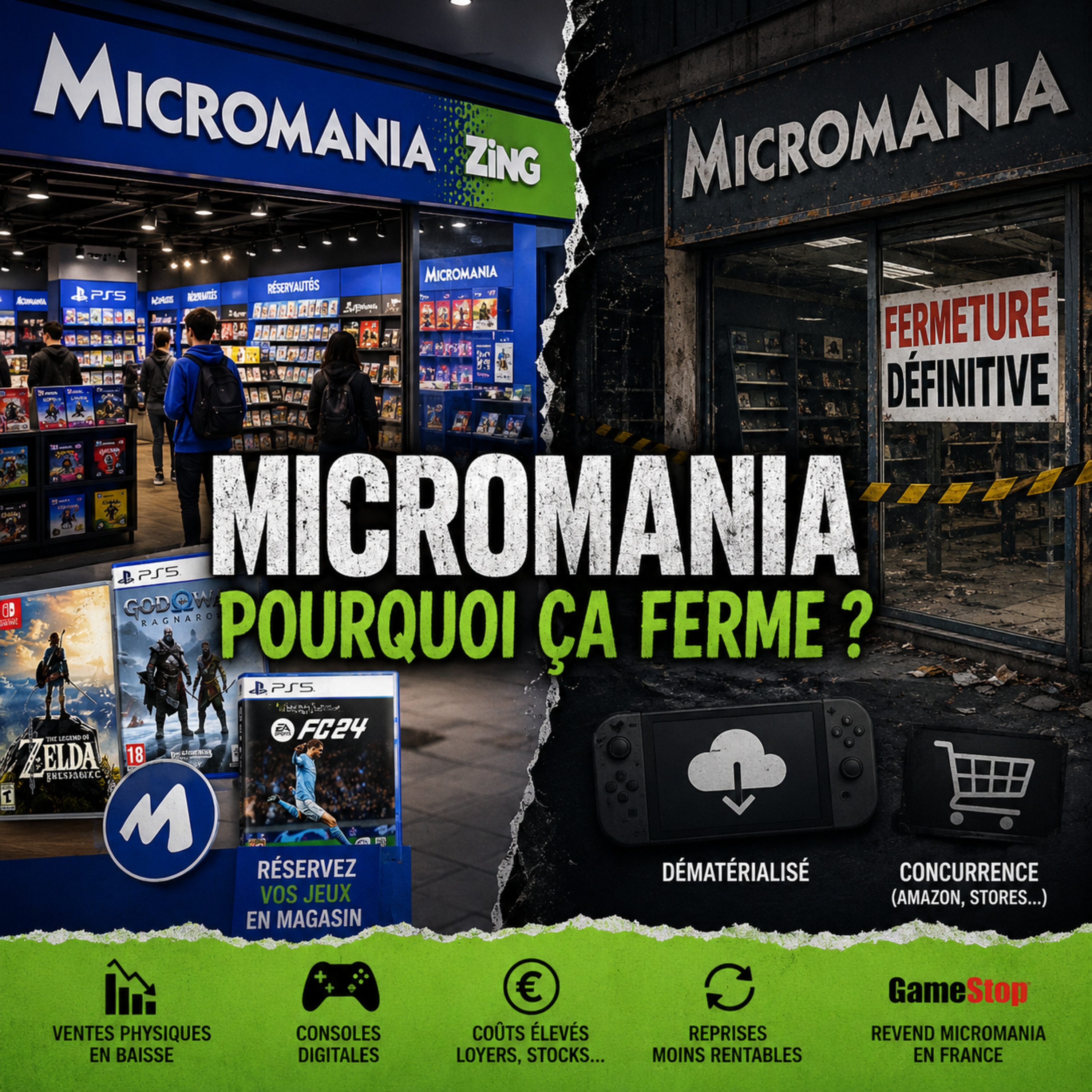 Les fermetures de Micromania, mais pourquoi ?