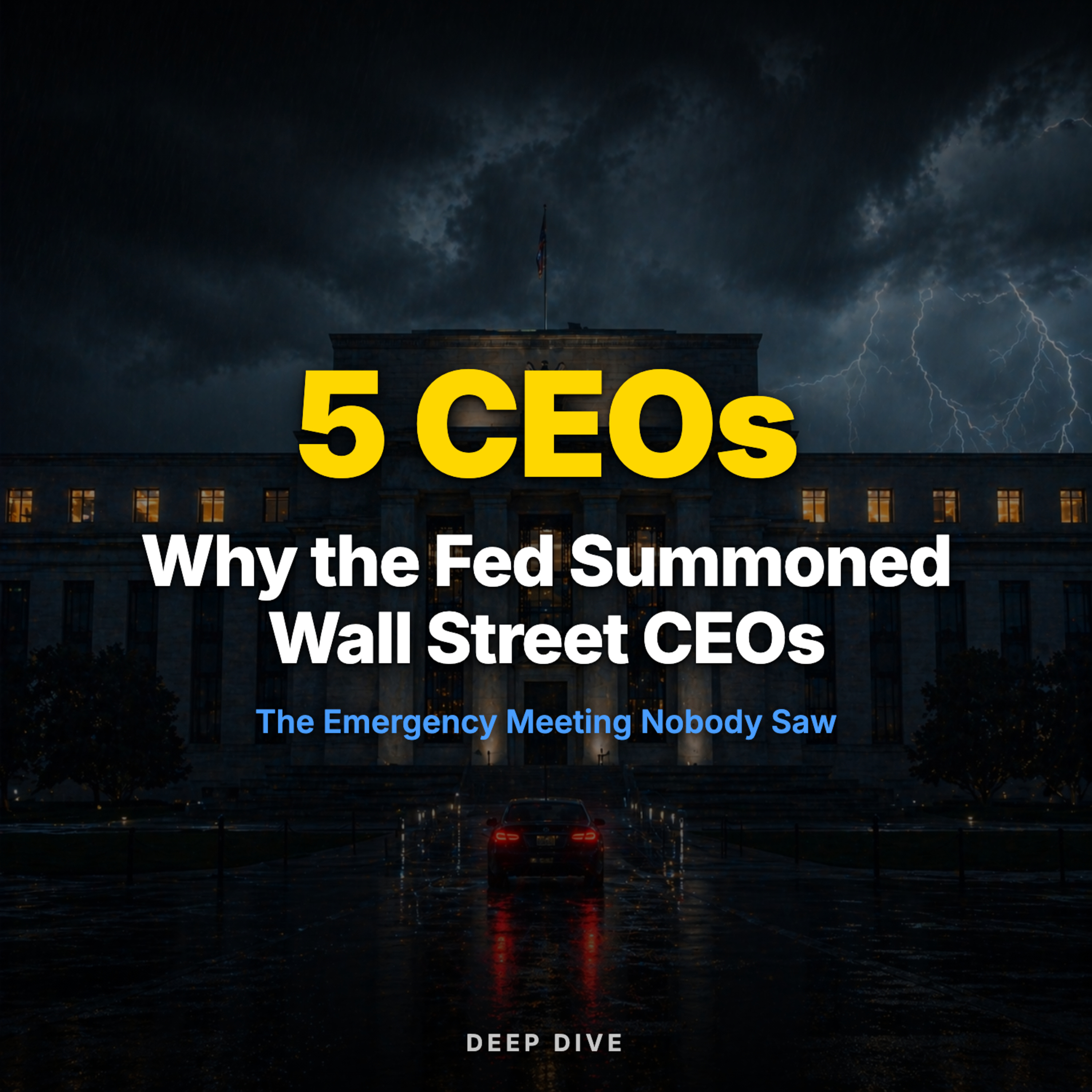Why the Fed Summoned Wall Street's CEOs Over an AI Model episode artwork