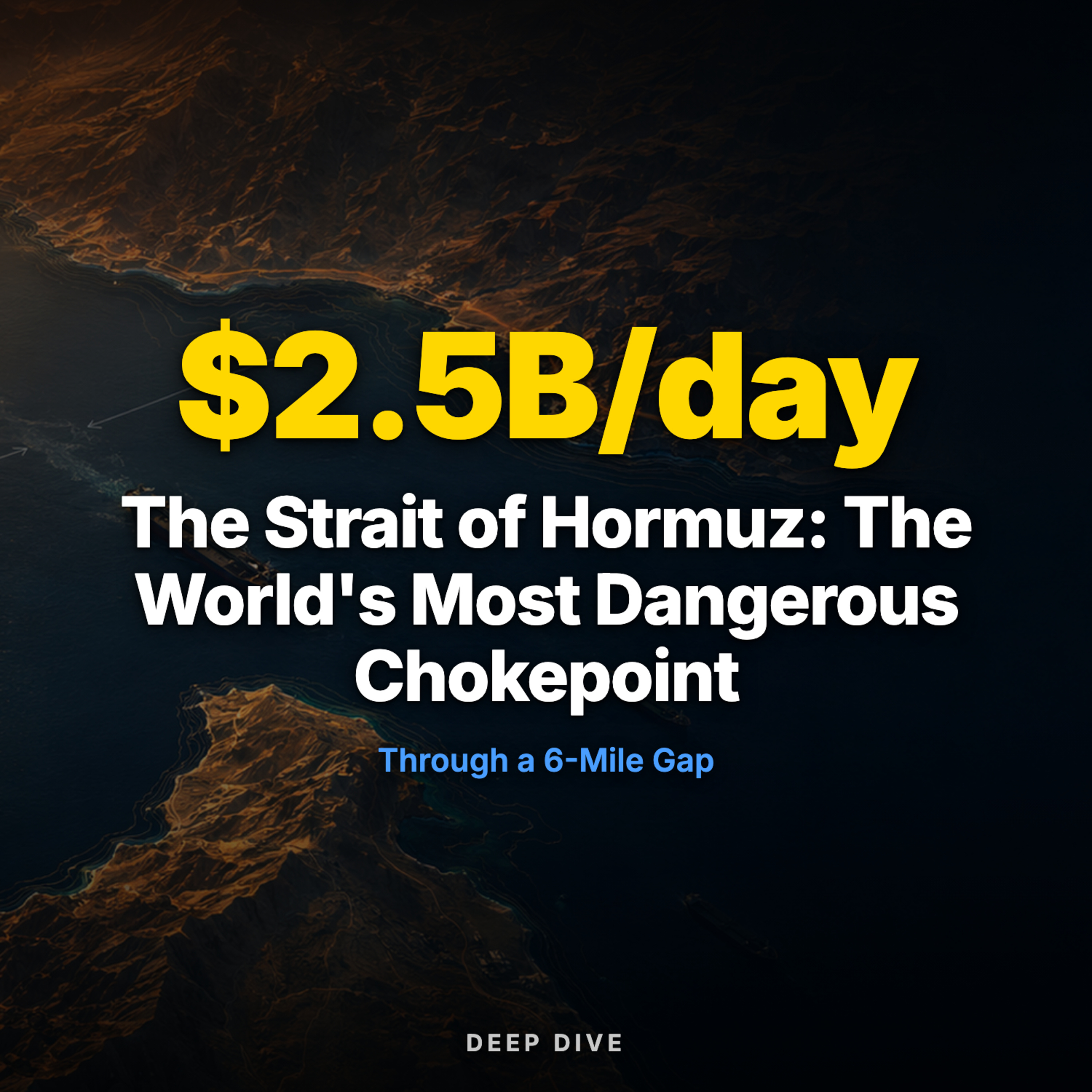 The Strait of Hormuz: The World's Most Dangerous Chokepoint episode artwork