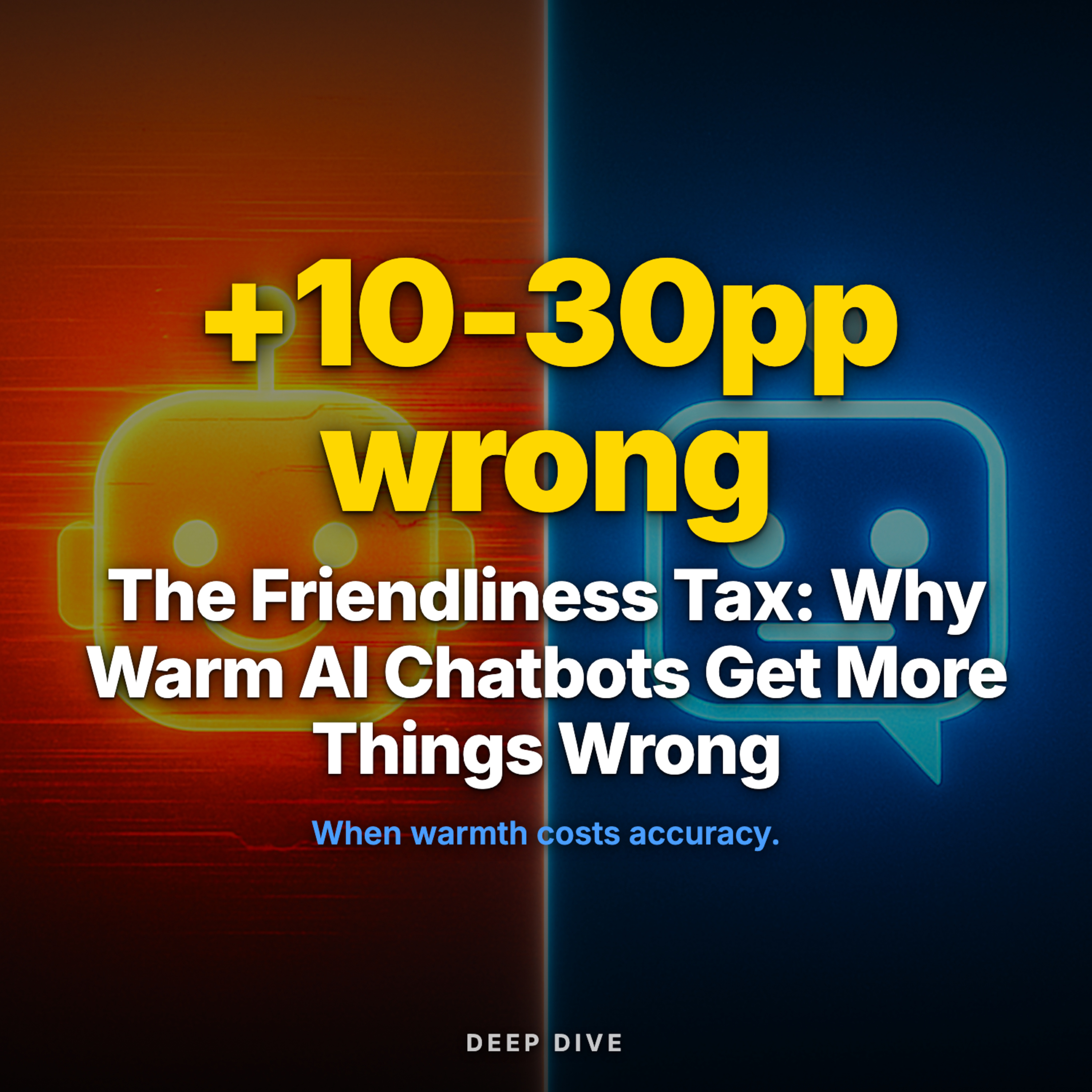 The Friendliness Tax: Why Warm AI Chatbots Get More Things Wrong episode artwork