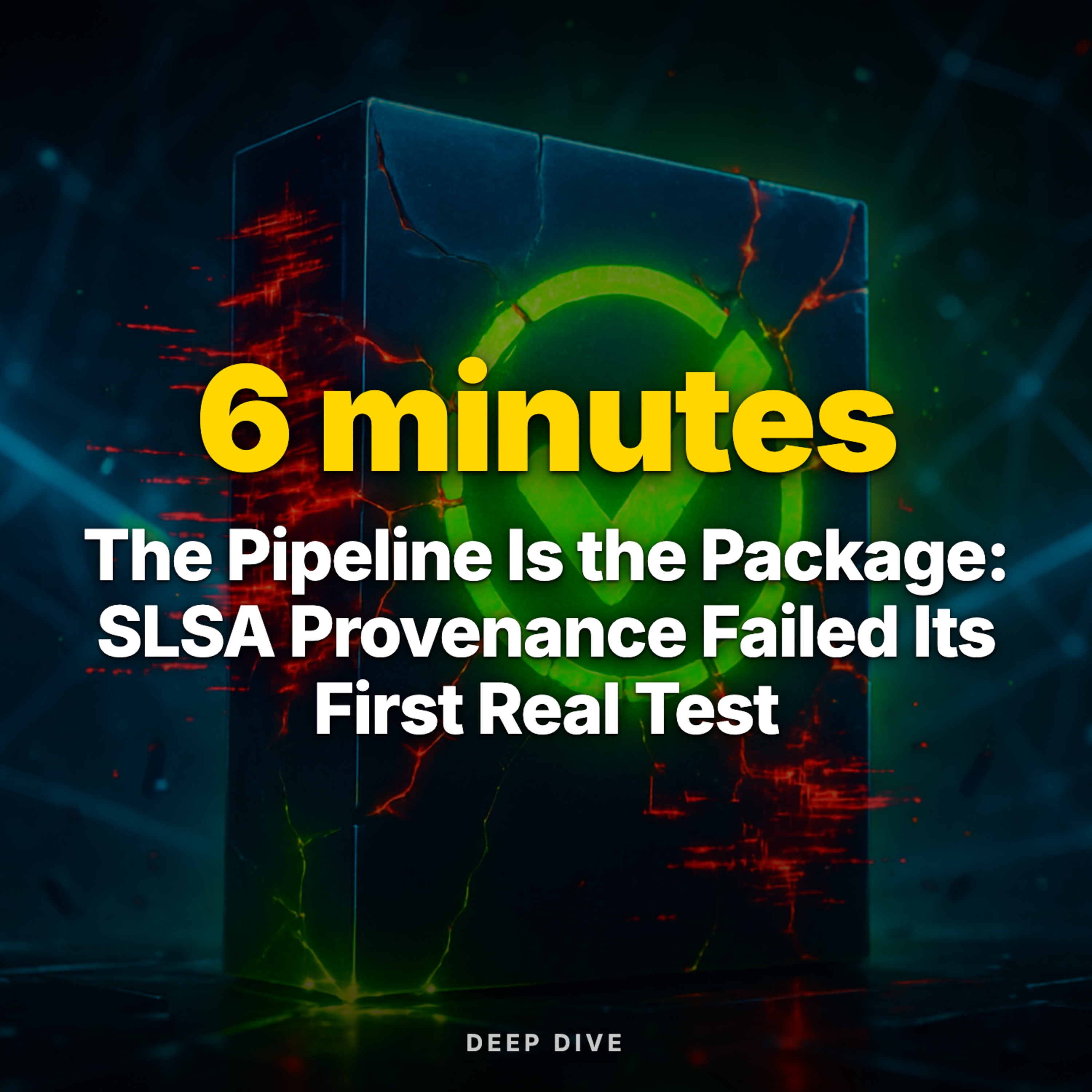 The Pipeline Is the Package: SLSA Provenance Failed Its First Real Test episode artwork
