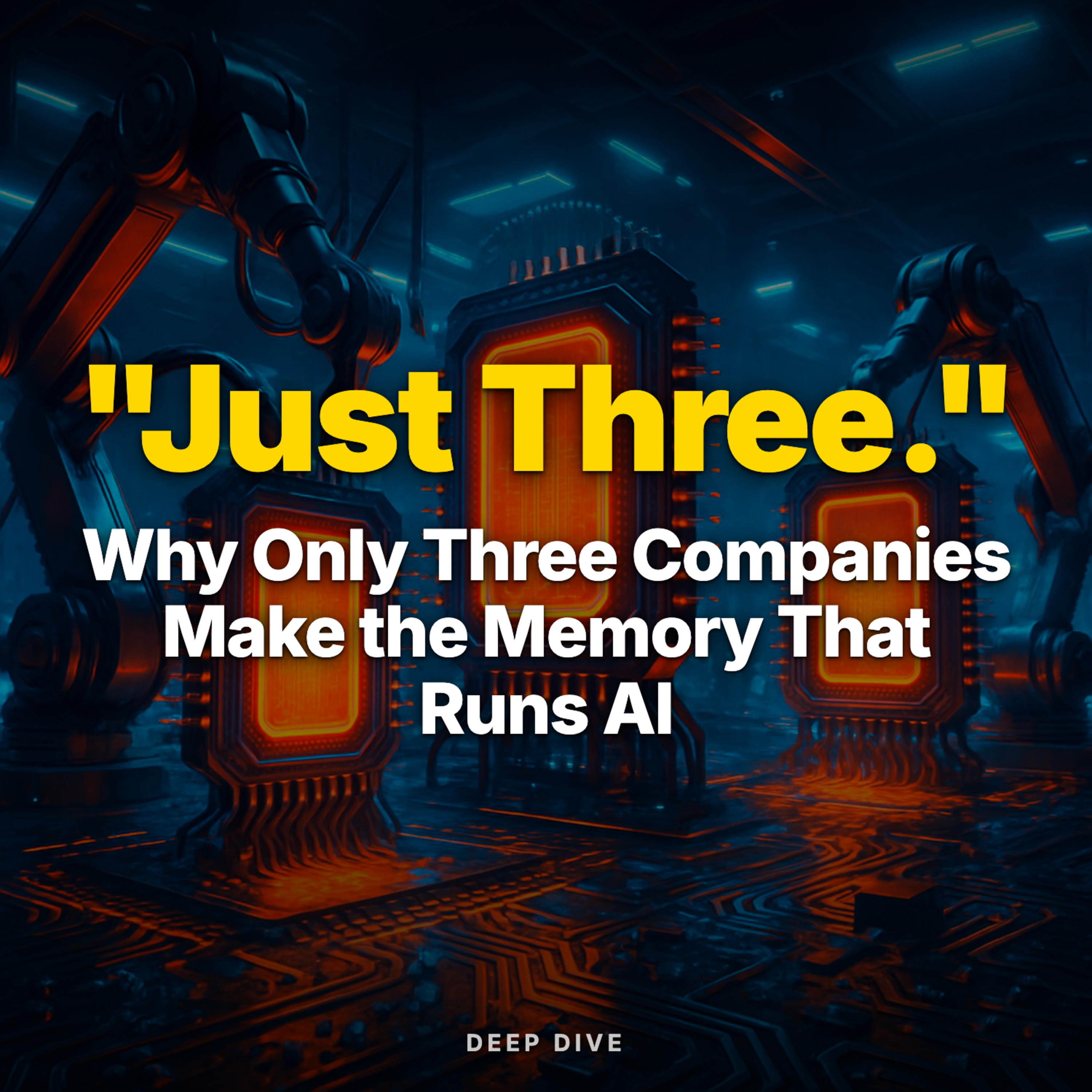 Why Only Three Companies Make the Memory That Runs AI episode artwork