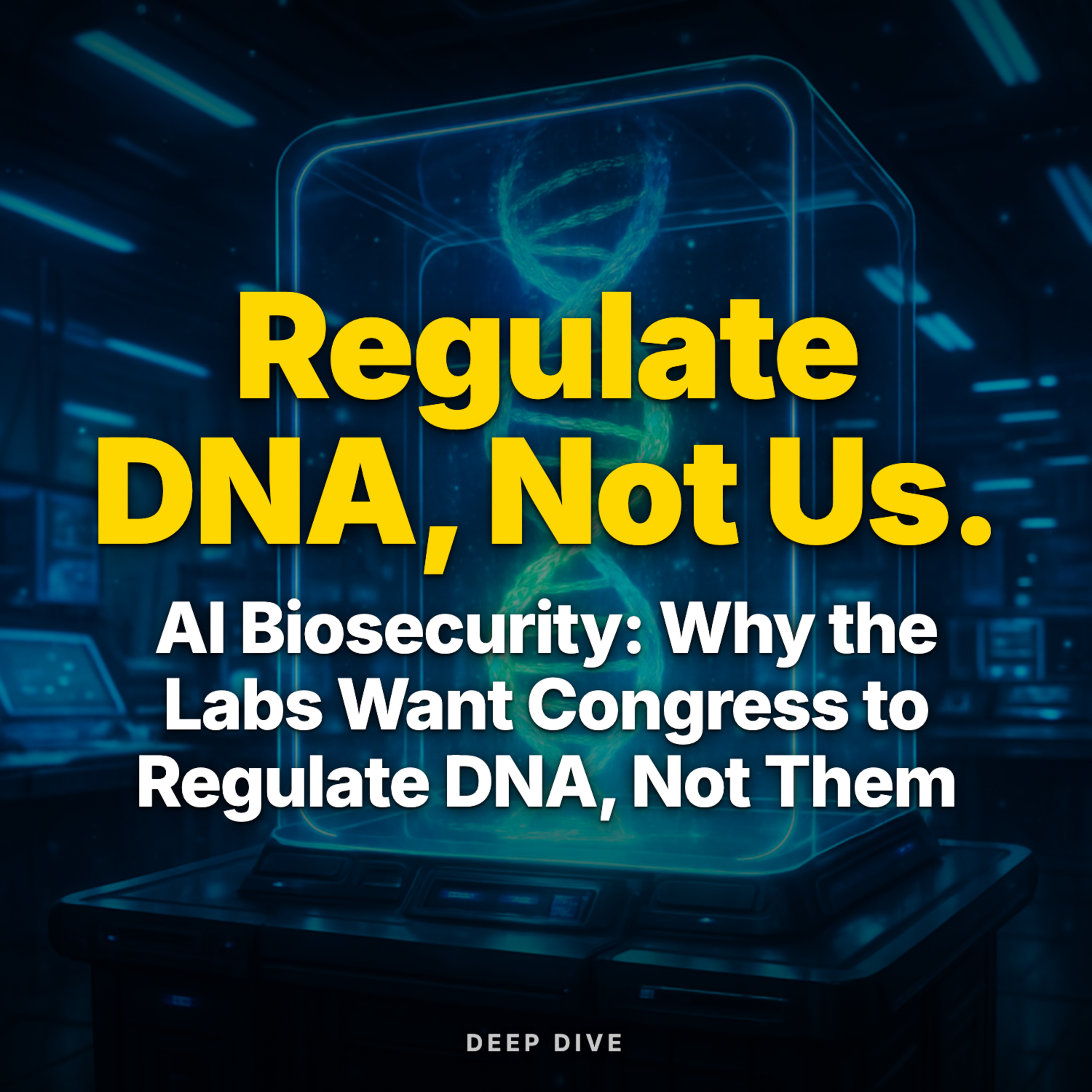 AI Biosecurity: Why the Labs Want Congress to Regulate DNA, Not Them episode artwork