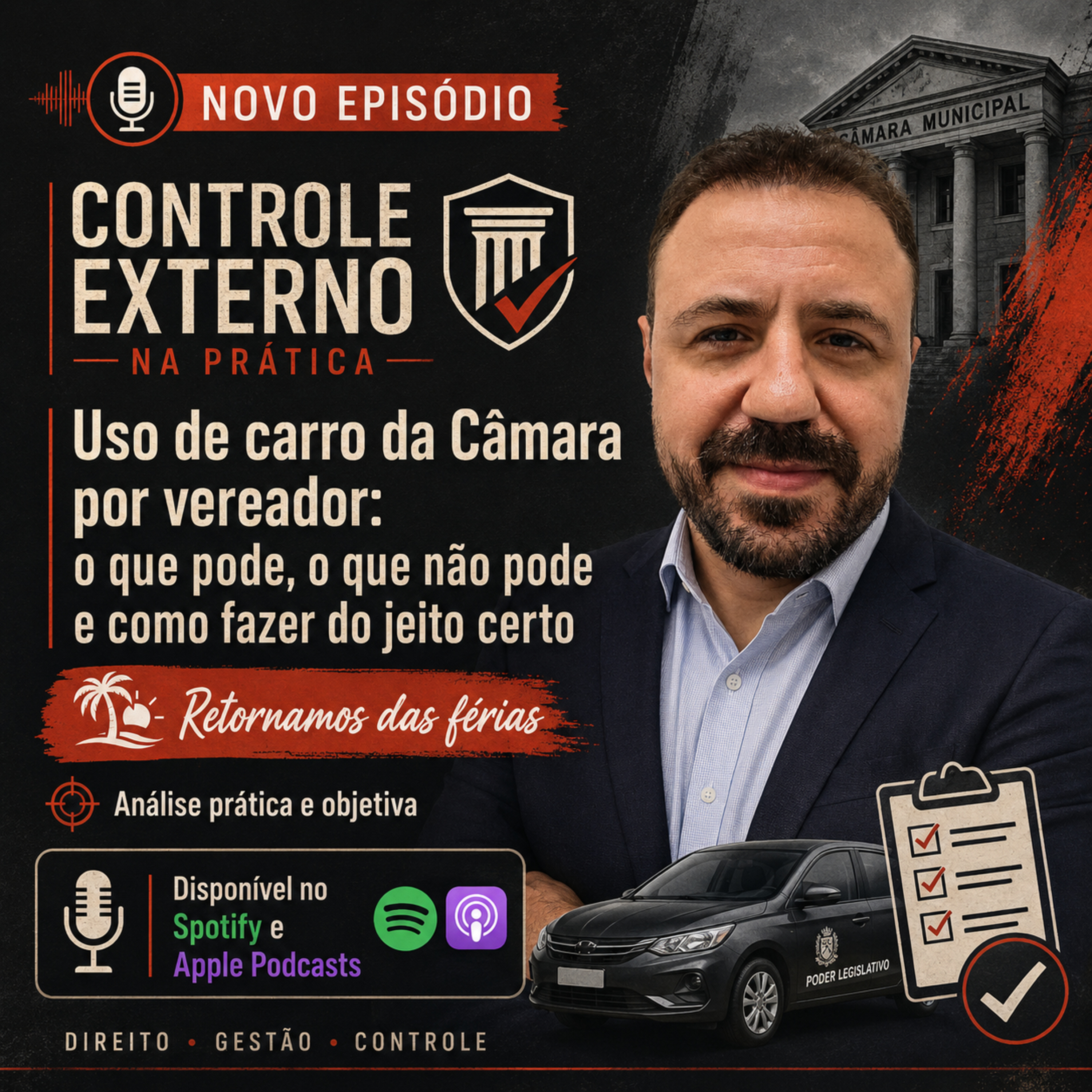 Uso de carro da Câmara por vereador: o que pode, o que não pode e como fazer do jeito certo episode artwork