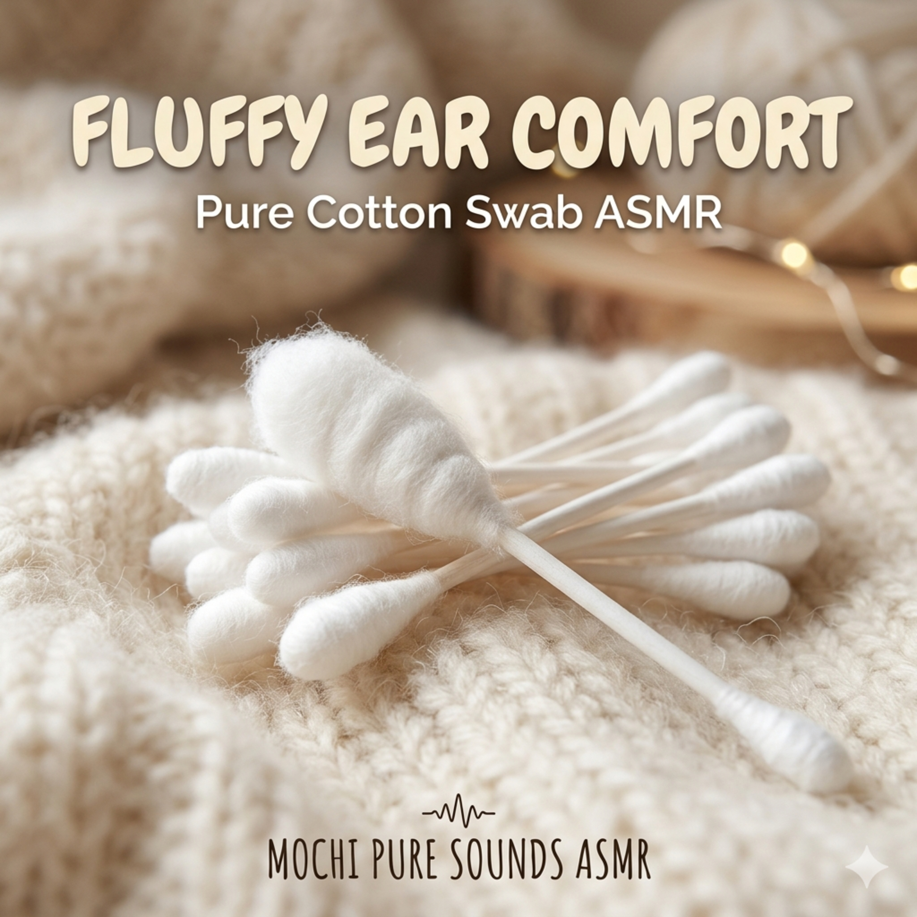 Fluffy Ear Comfort: Pure Cotton Swab ASMR
