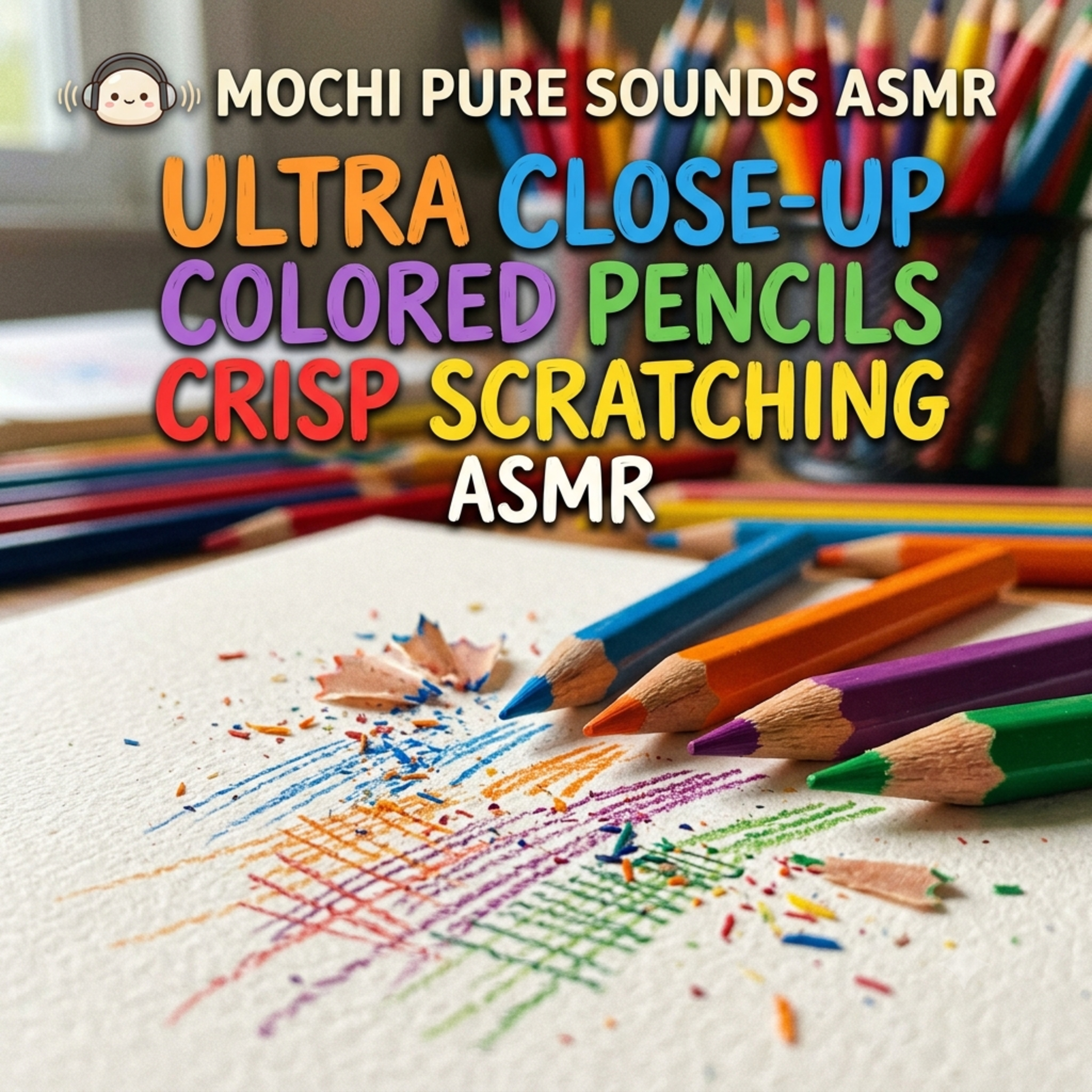 Ultra Close-Up Colored Pencils Crisp Scratching ASMR episode artwork