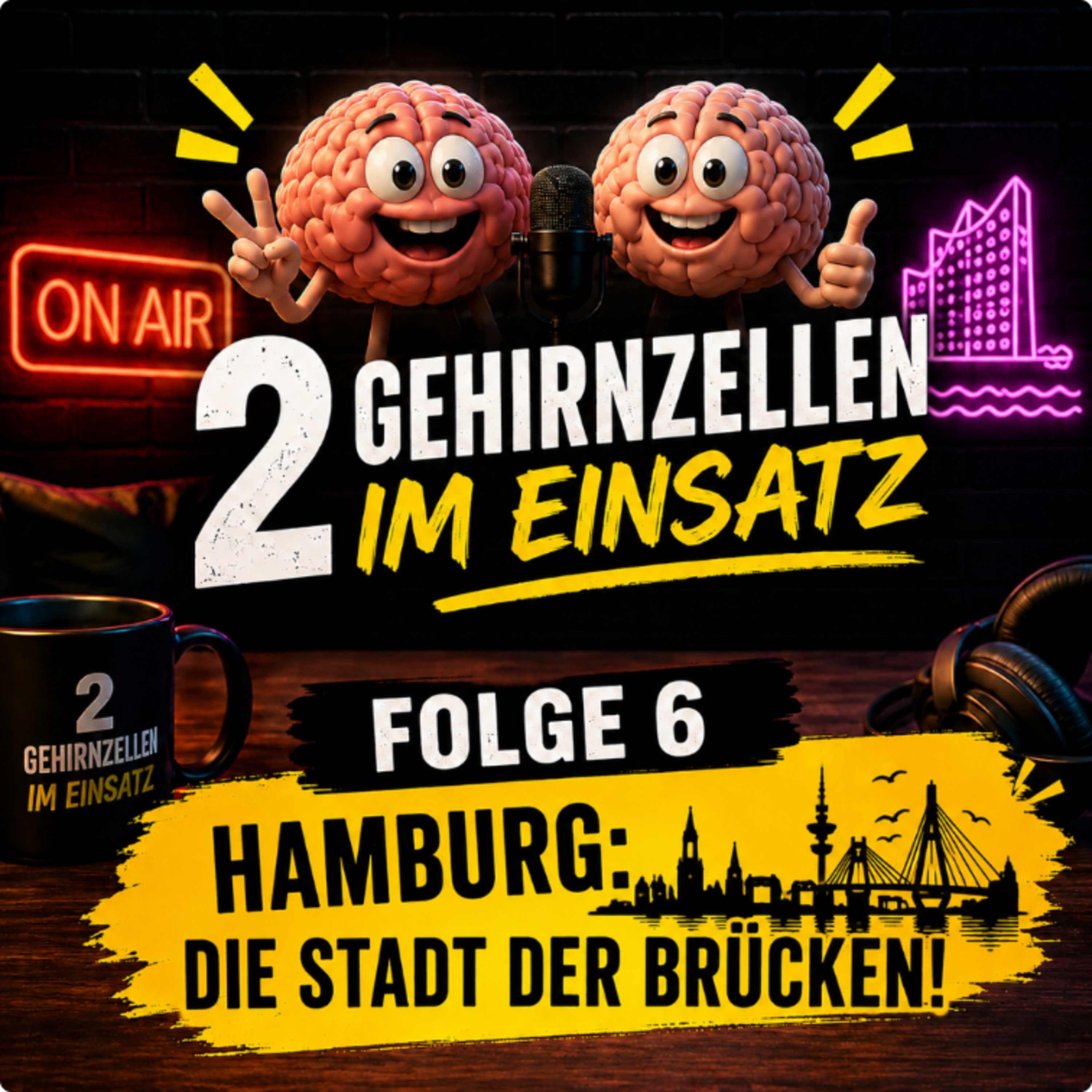 2 Gehirnzellen im Einsatz – Podcast | Folge 6: Steven fordert Markus heraus episode artwork