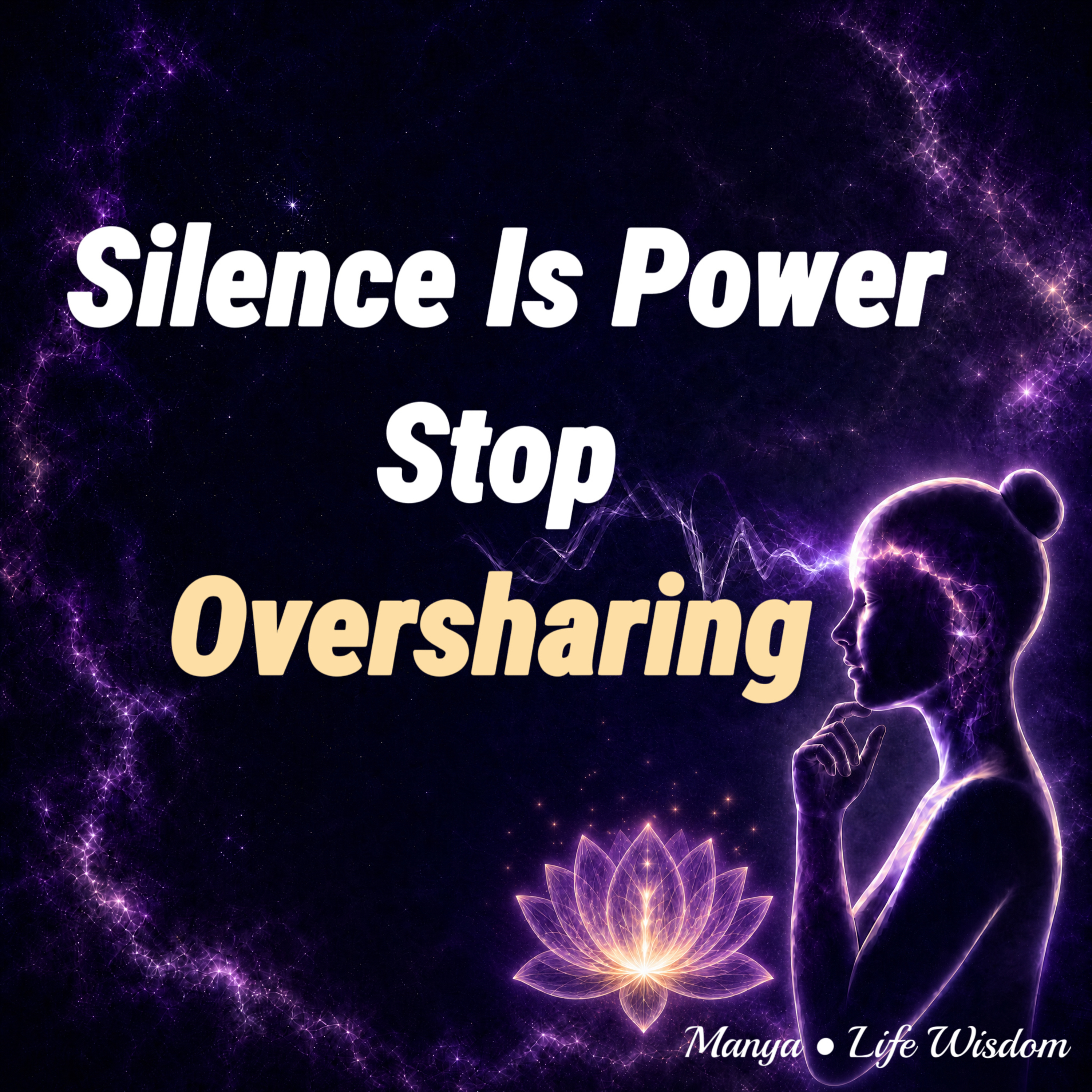 Stop Oversharing: The Power of Silence | Emotional Boundaries in Relationships episode artwork