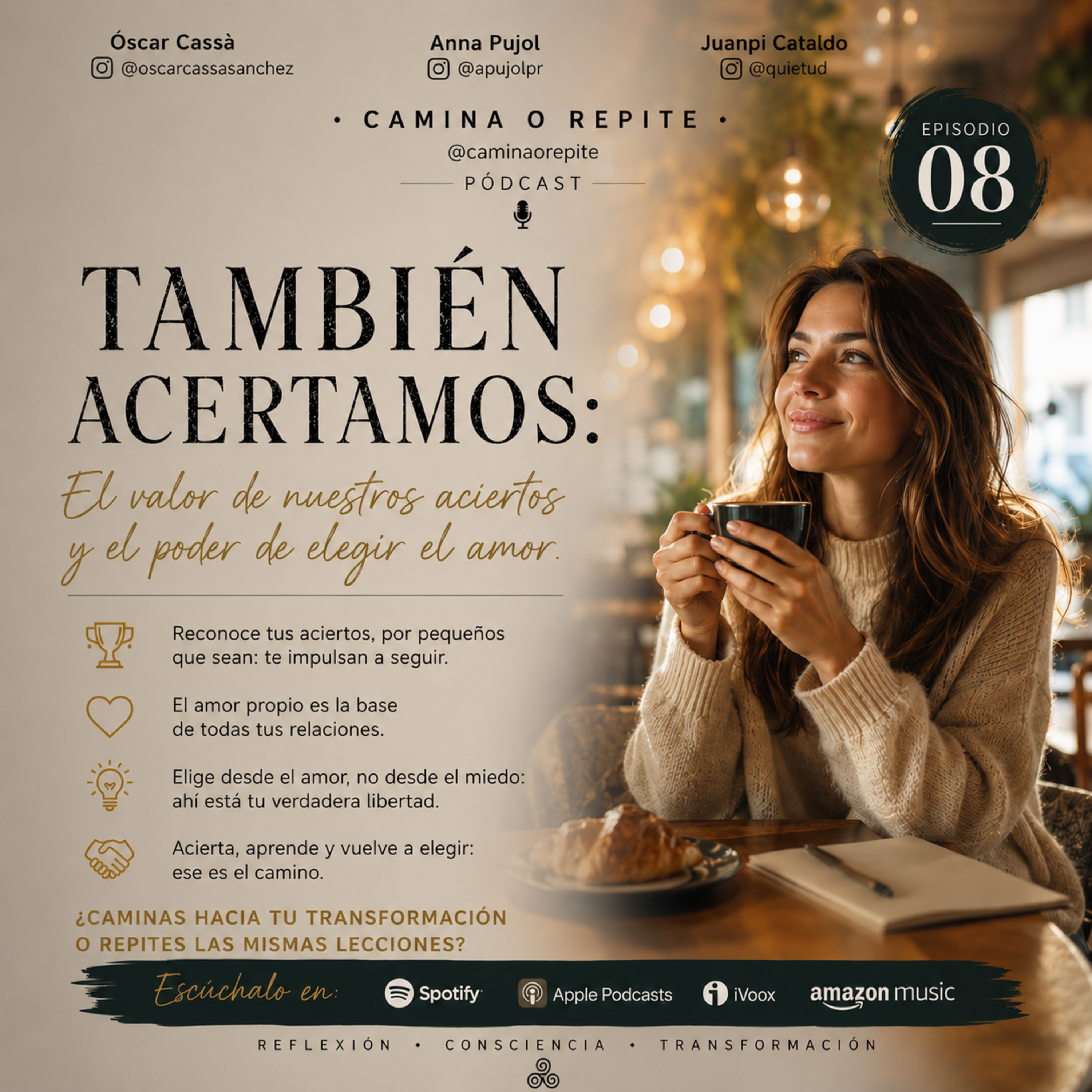Portada de CAMINA O REPITE | Crecimiento personal, emociones, reflexiones, vida, relaciones , autoestima