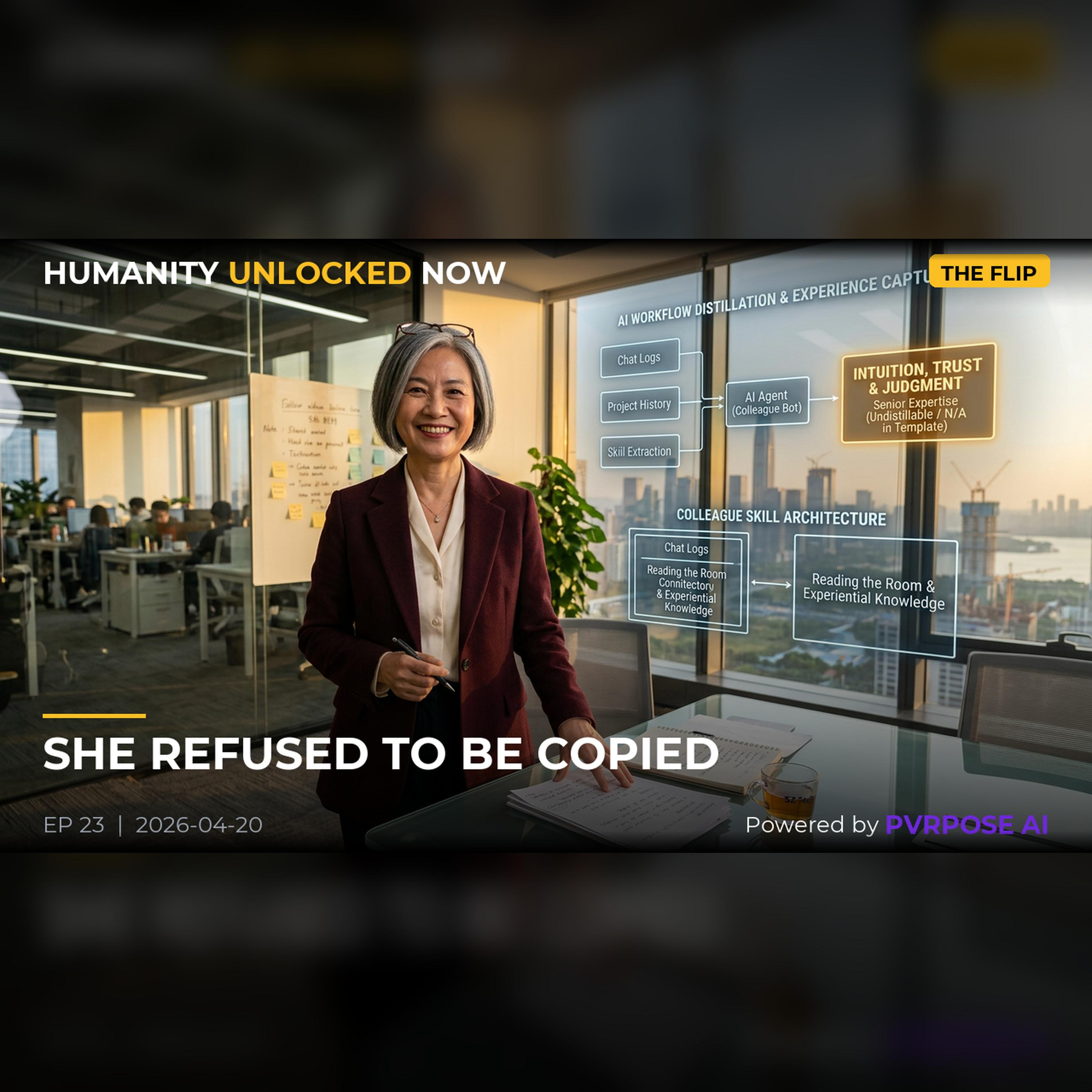 Her Boss Said Train Your AI Copy. She Found What It Could Never Learn. episode artwork